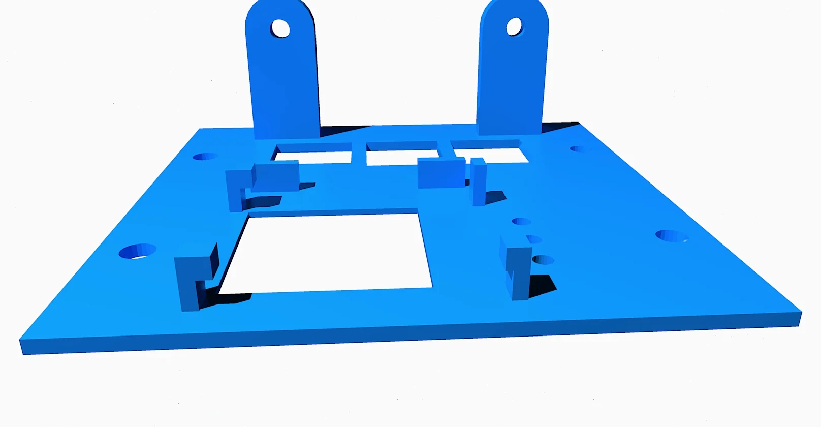 Rack mount for Raspberry pi 3 on a modular system 19" 2U