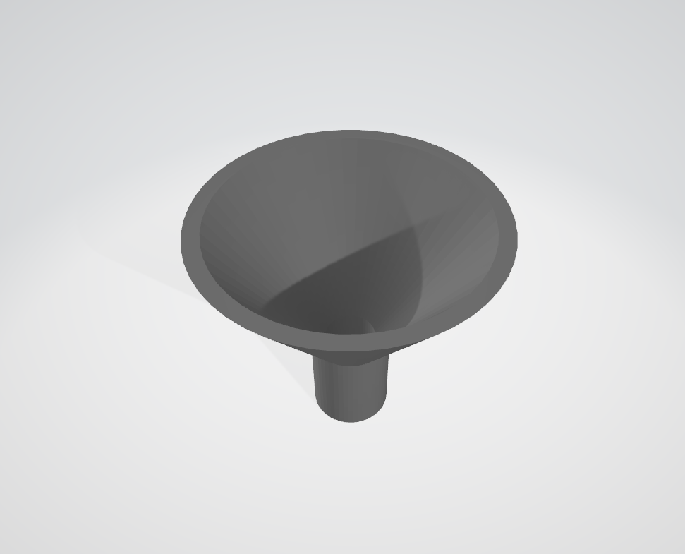 Aquarium siphon funnel
