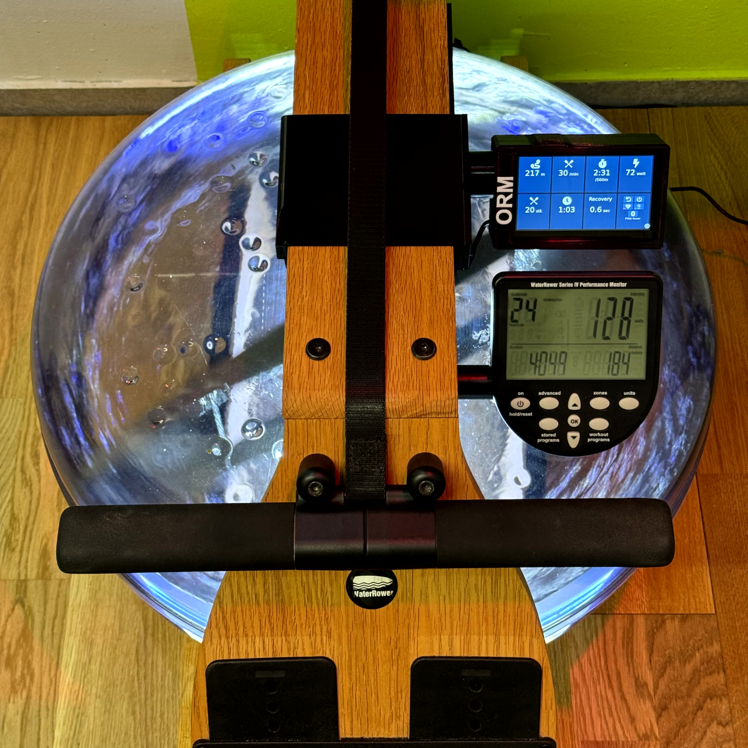 Open Rowing Monitor performance monitor CASE for NOHRD WaterRower Classic rowing machine