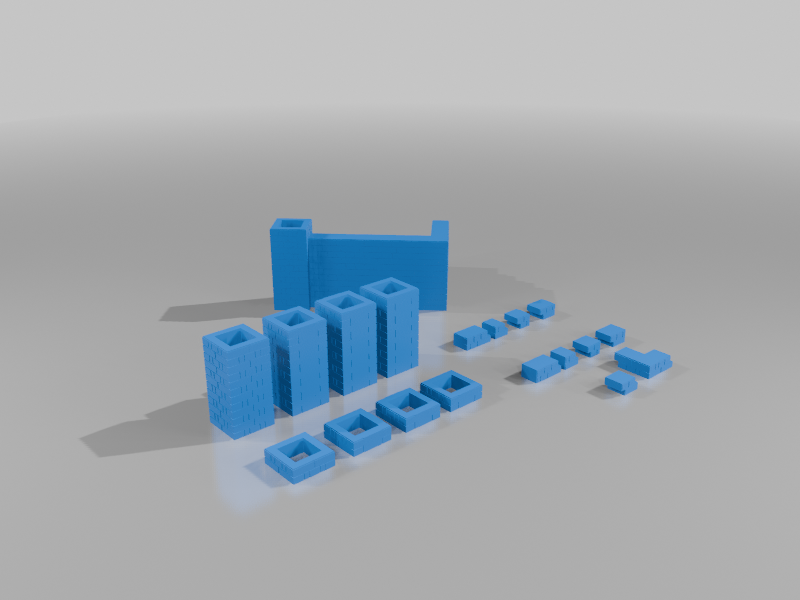 English Wall Bond for modular brickwork system