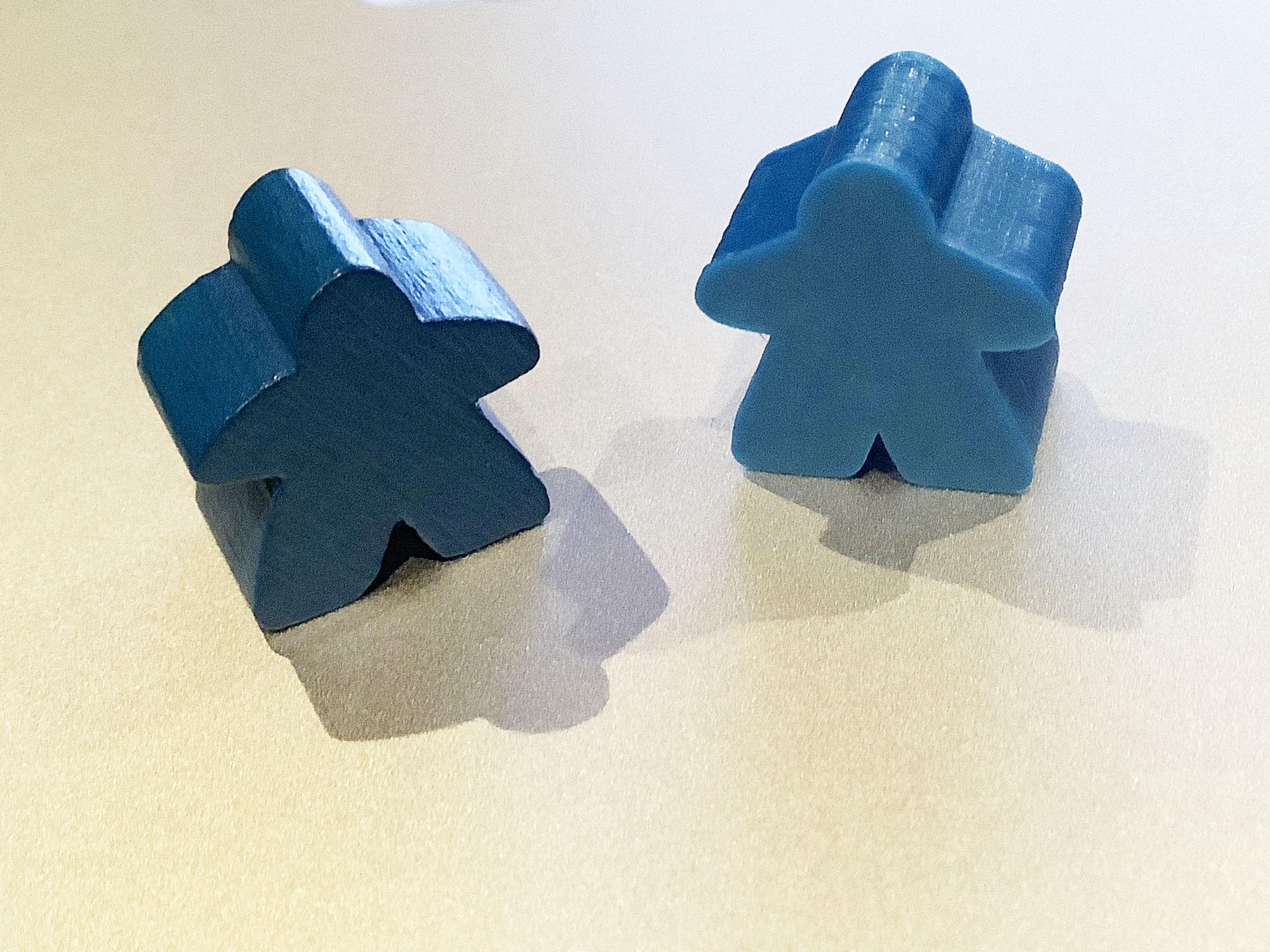 Carcassonne game figure / Meeple