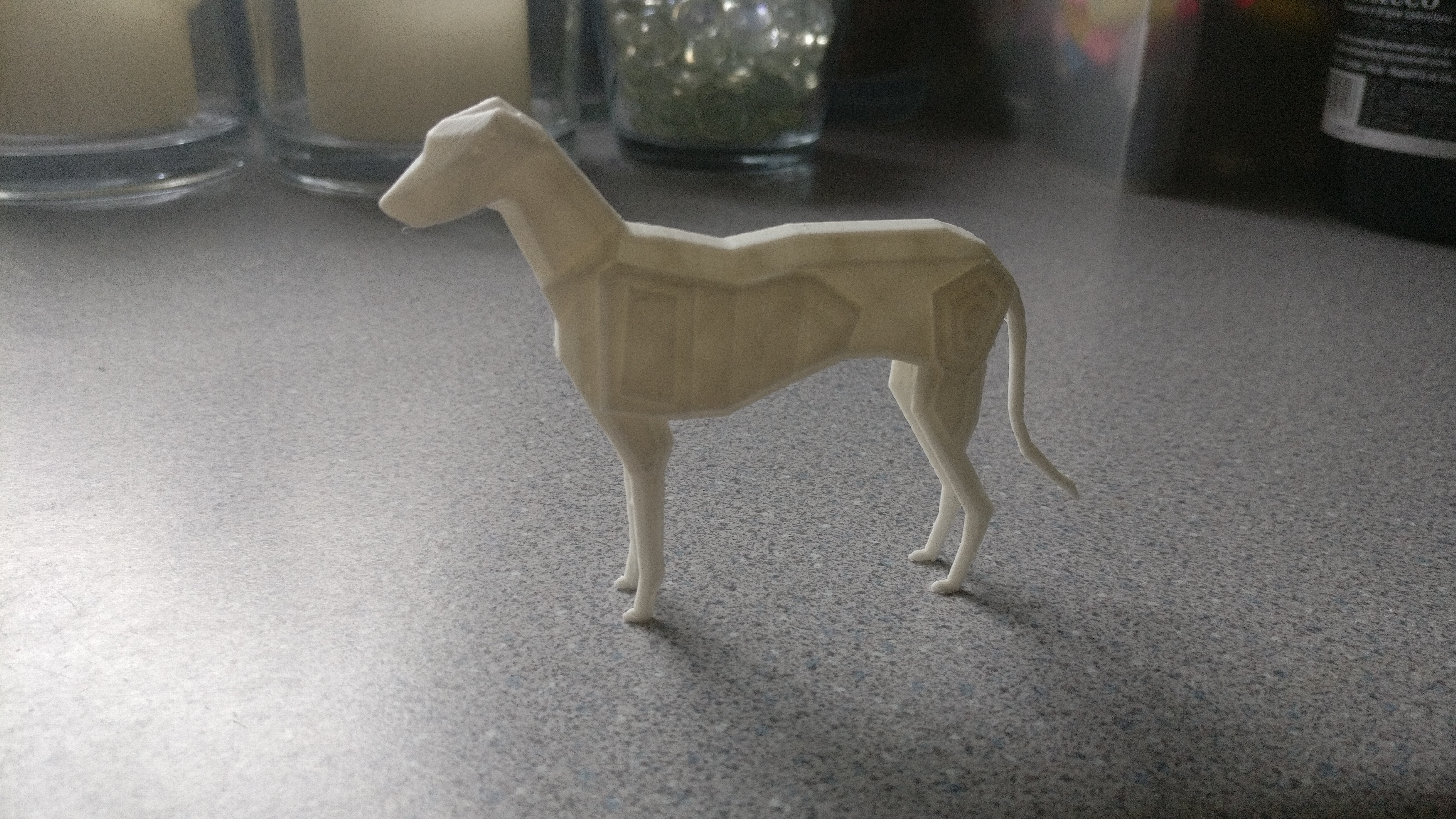 Low Poly Greyhound V1
