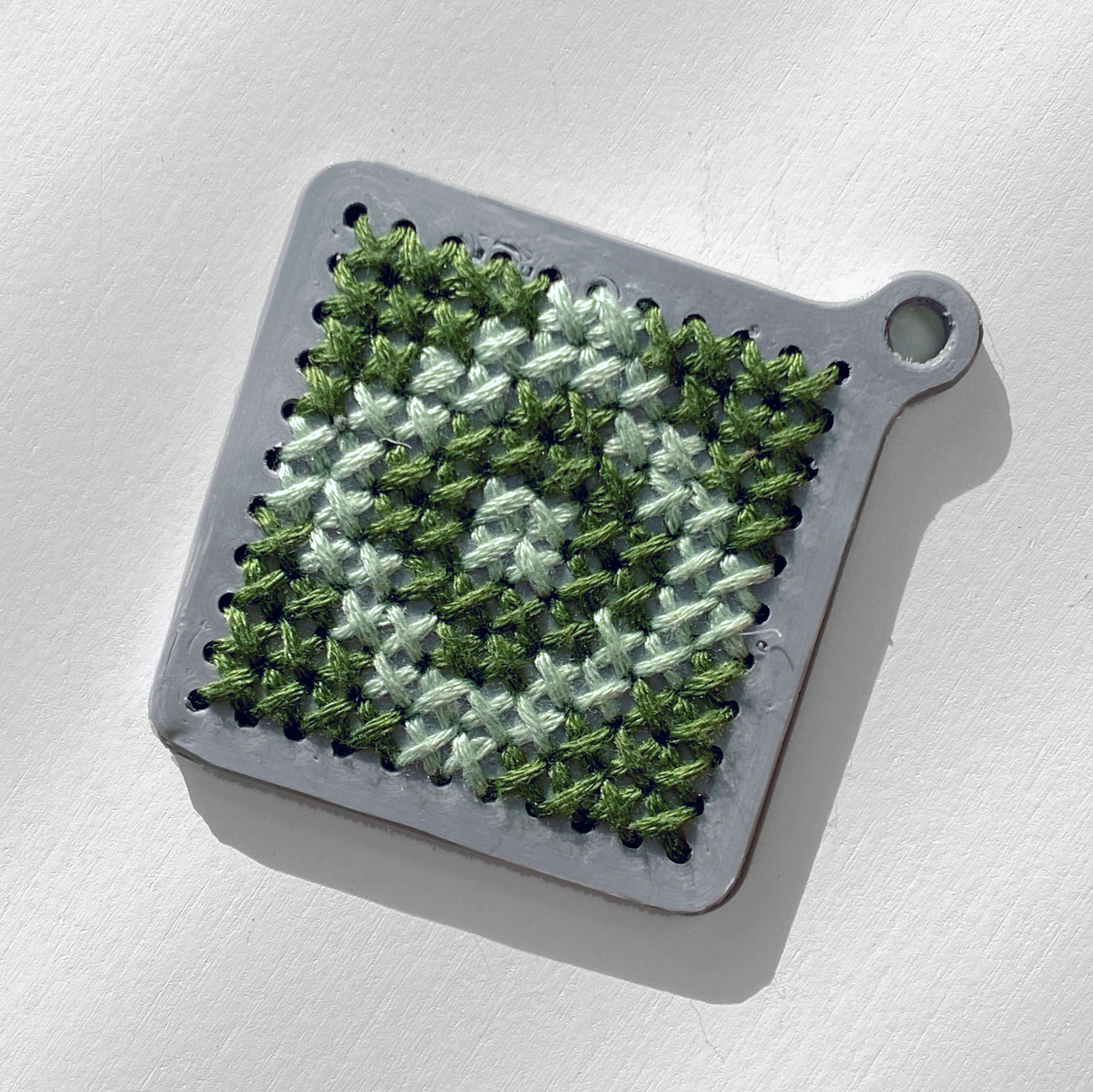 Cross Stitch Keychain