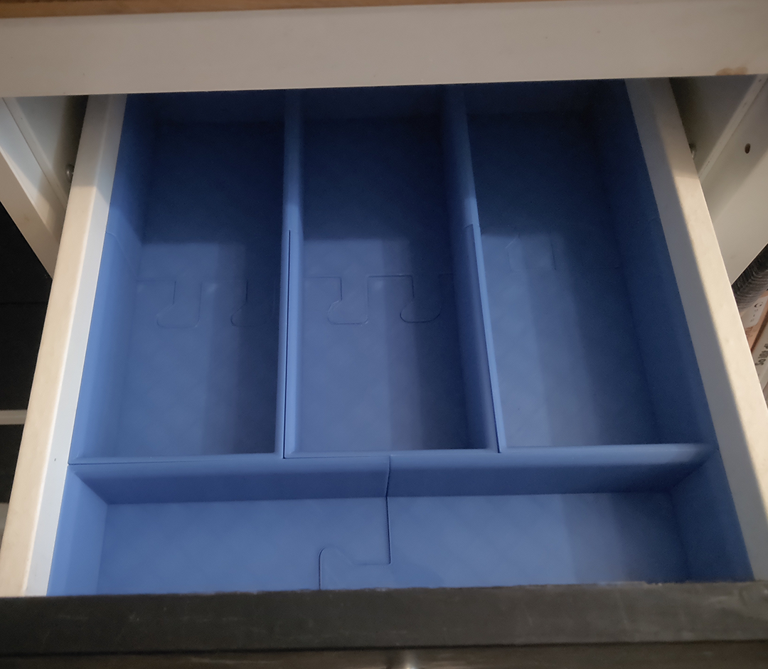 Cutlery Box System for Ikea Kallax drawer