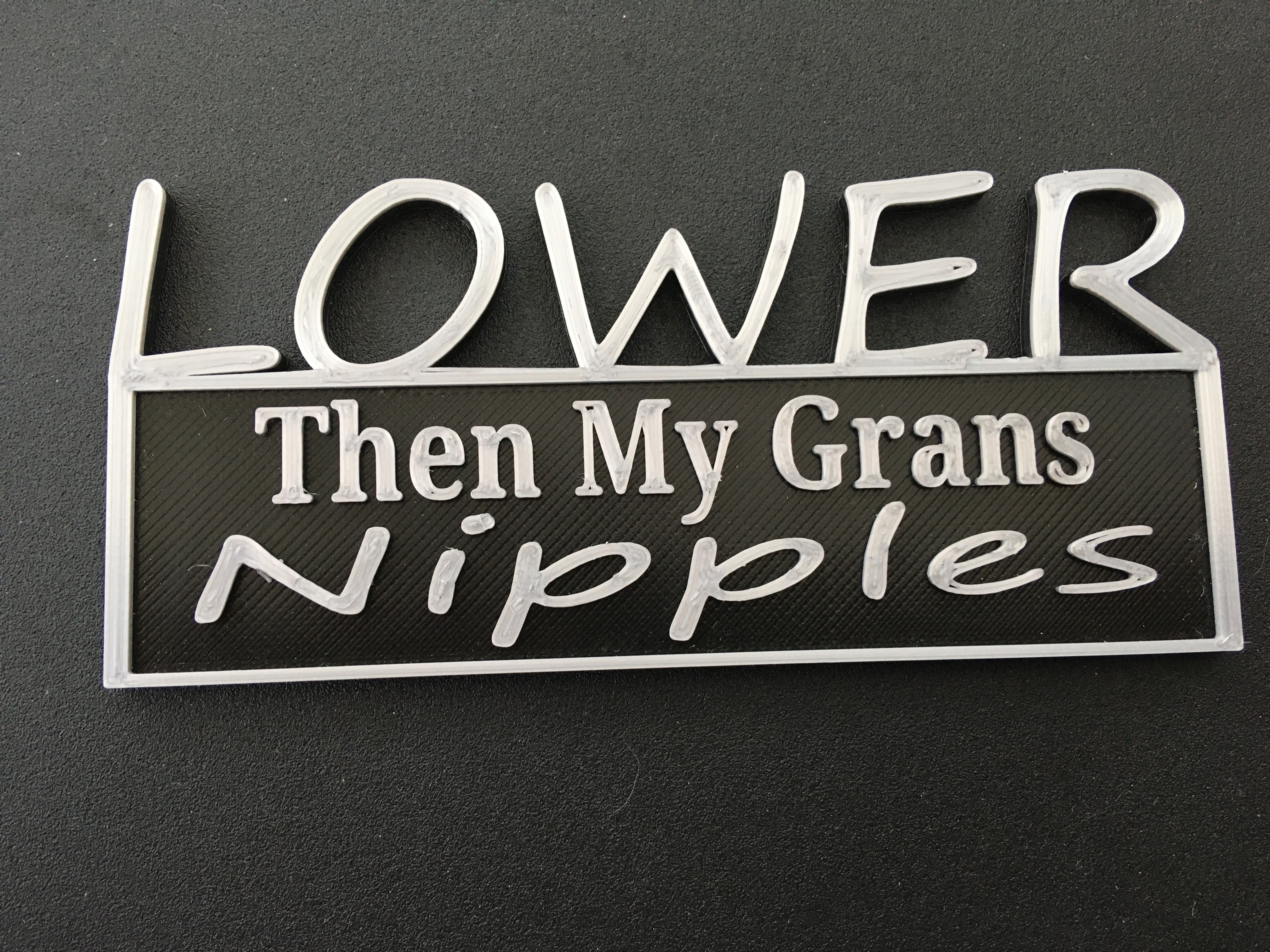 lower then my grans nipples
