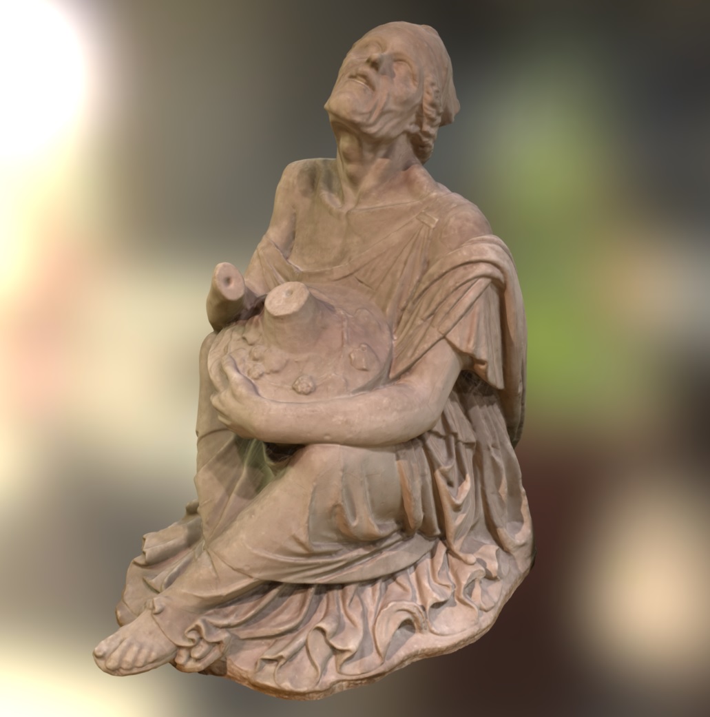 Old Woman with vase
