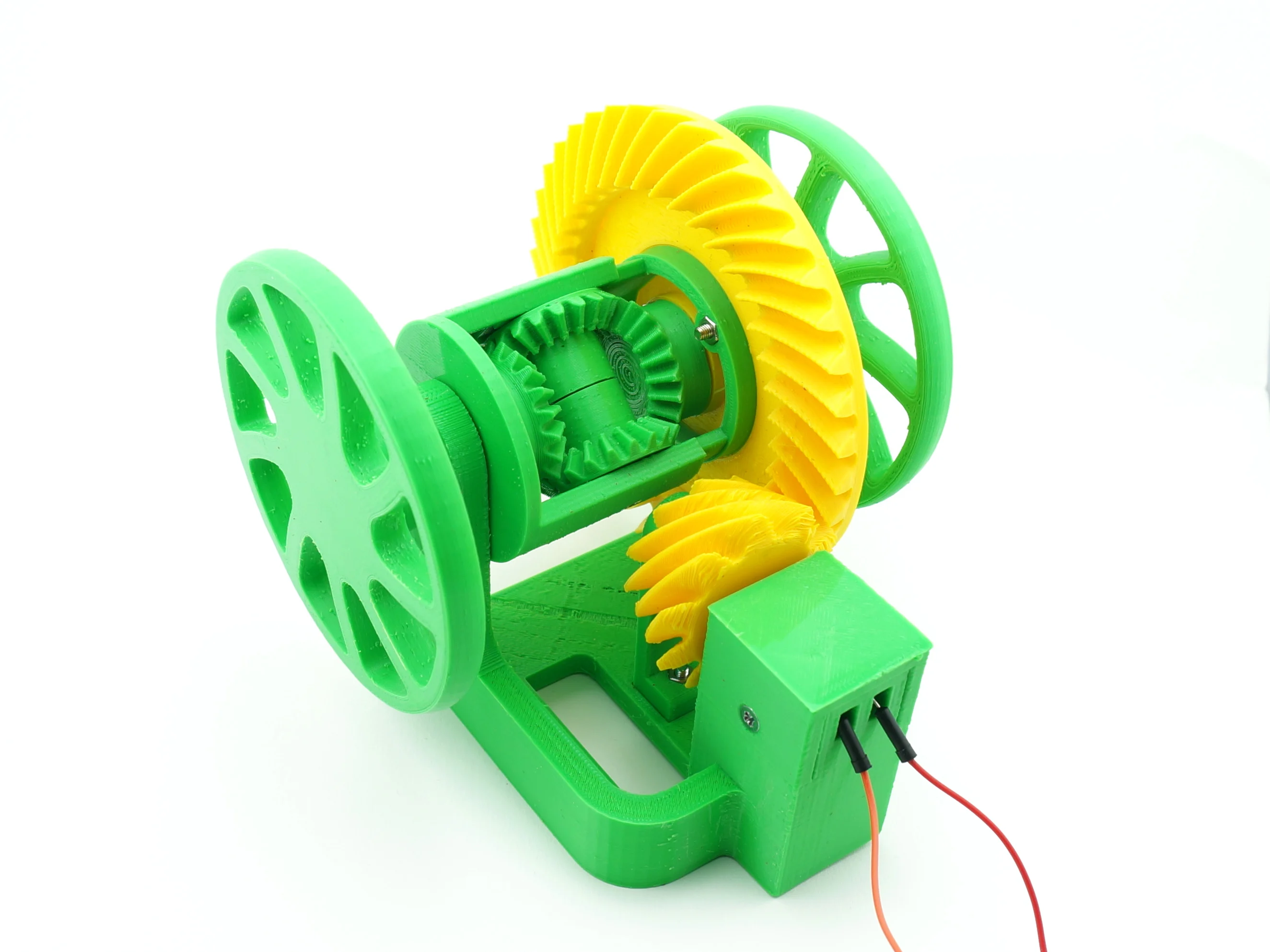 Automotive Differential with Hypoid Gearing, Motorized Model