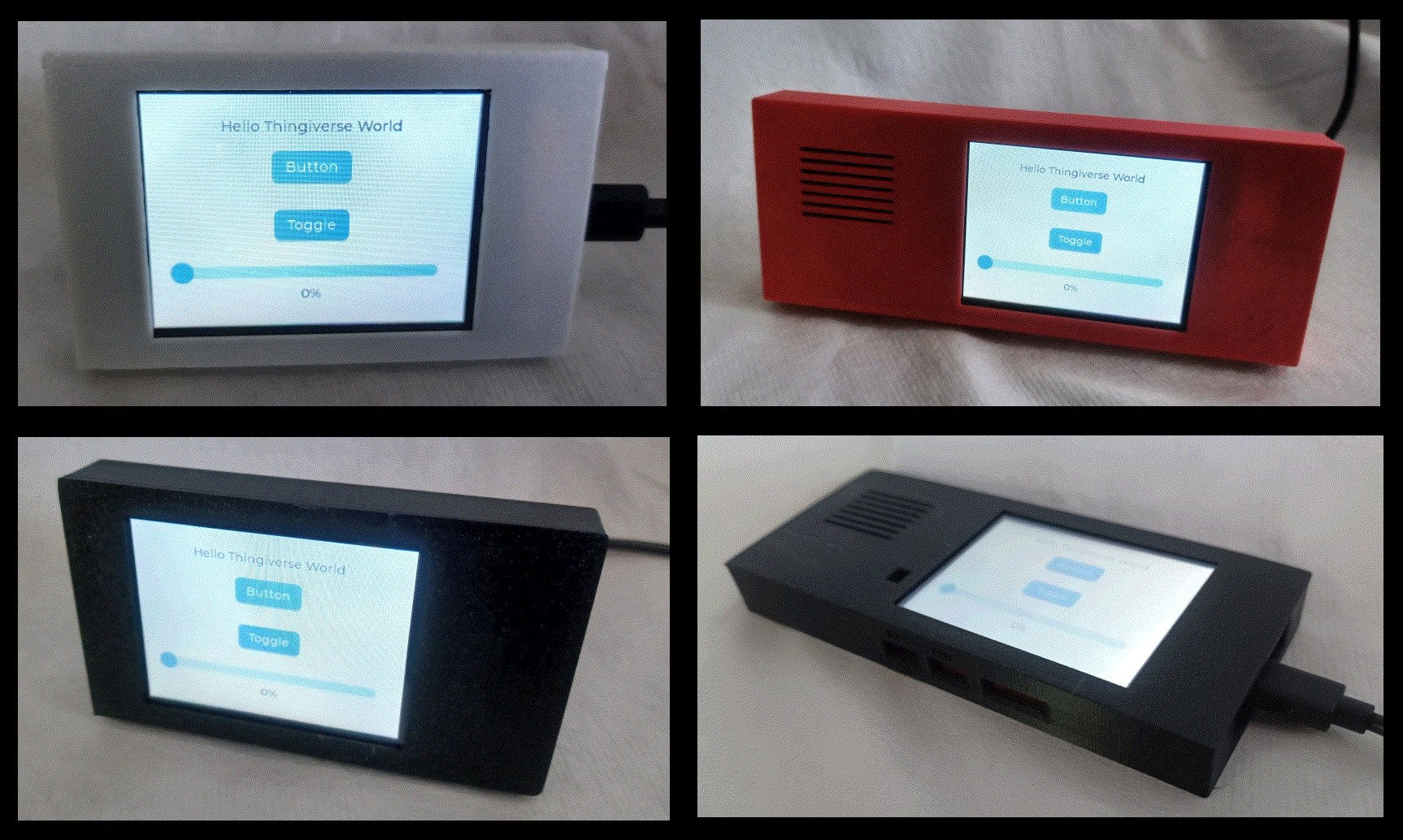 Various boxes cases for ESP32 LVGL 2432S028 (Cheap yellow display) 2.8 inch Touch Screen