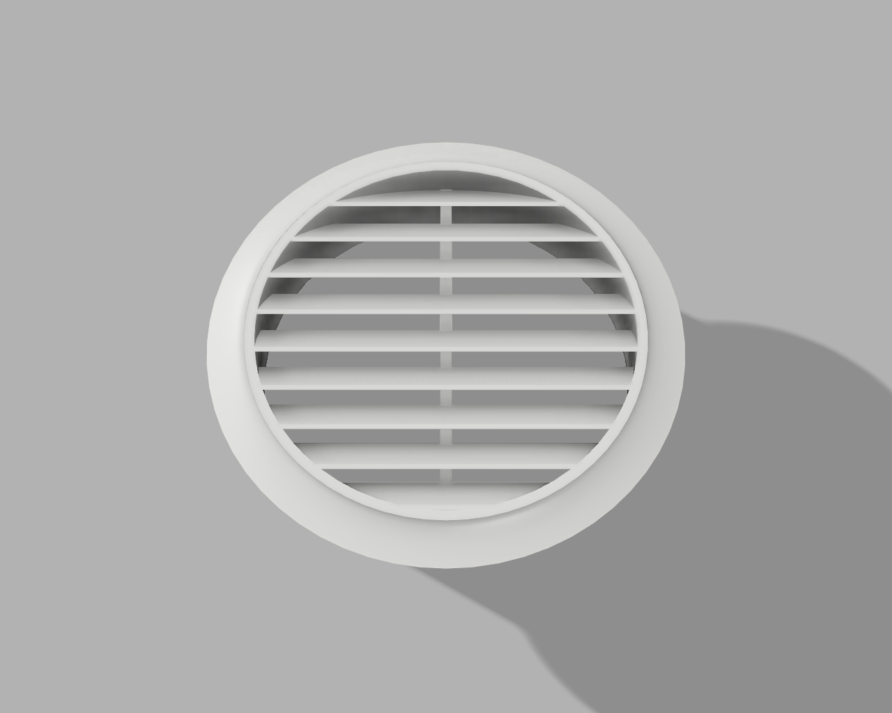 Vent Cover Louver round 100mm