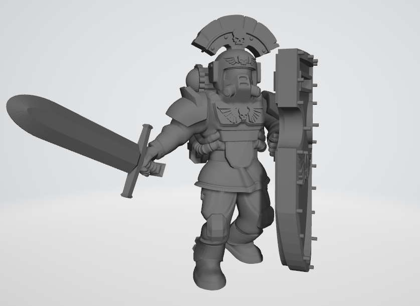 Hostile Environment Guardsmen - Praetor Crusader