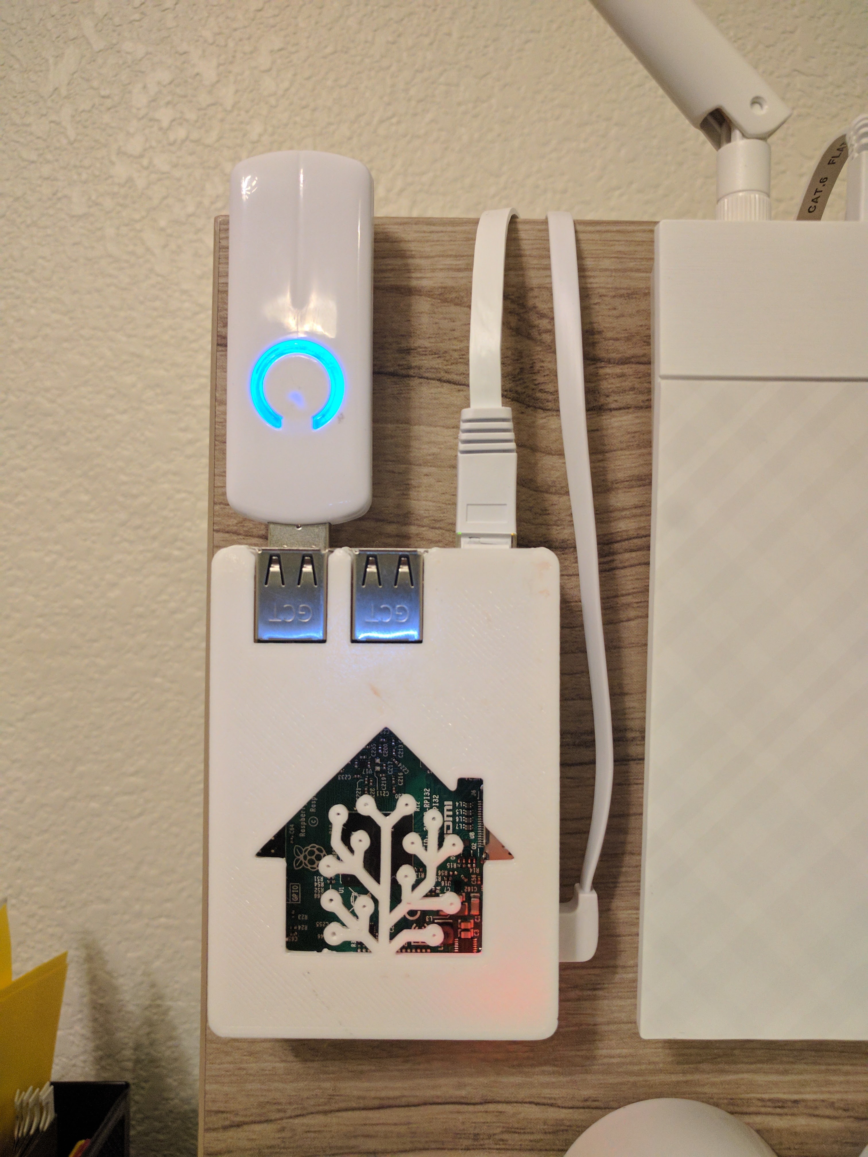 Raspberry Pi 3 Case - No Screws - Home Assistant Logo