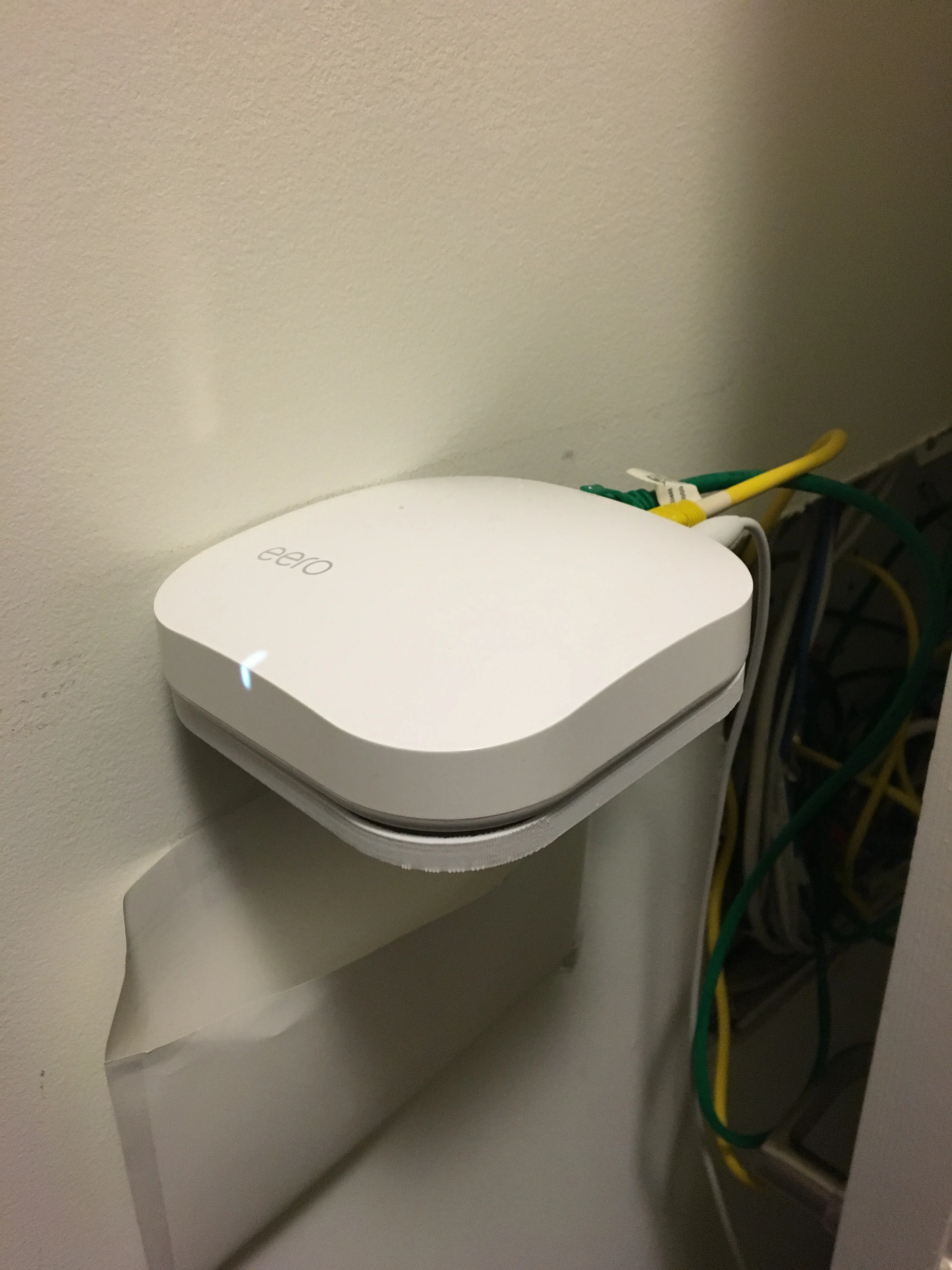 Wall shelf for Eero WiFi unit