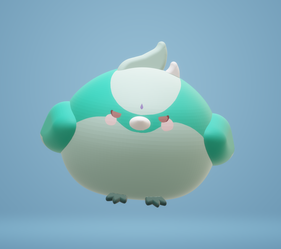 Xiao plushie Alatus bird form
