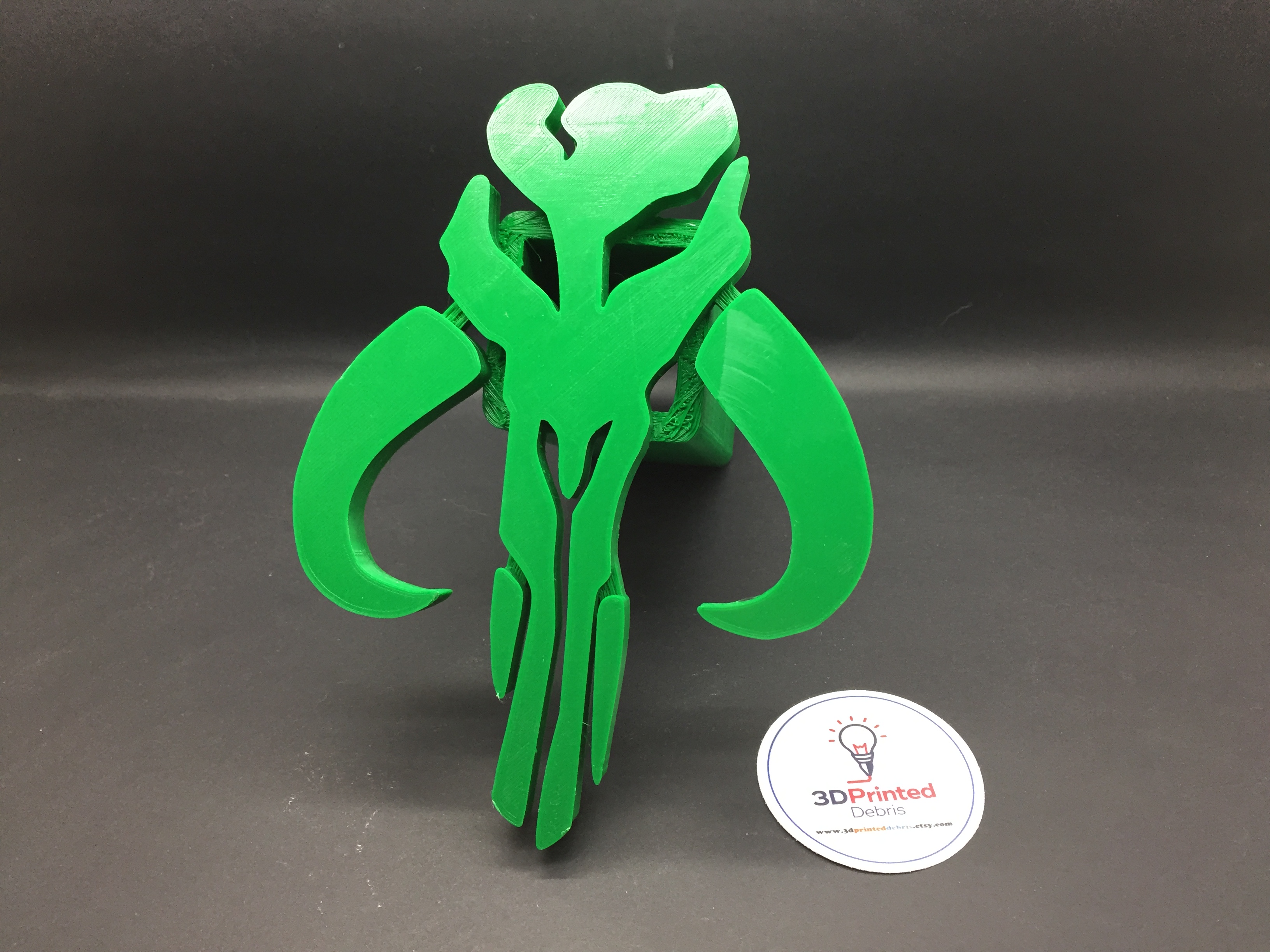 Mandelorian Mythosaur Skull 2" Trailer Hitch Receiver Plug Cover
