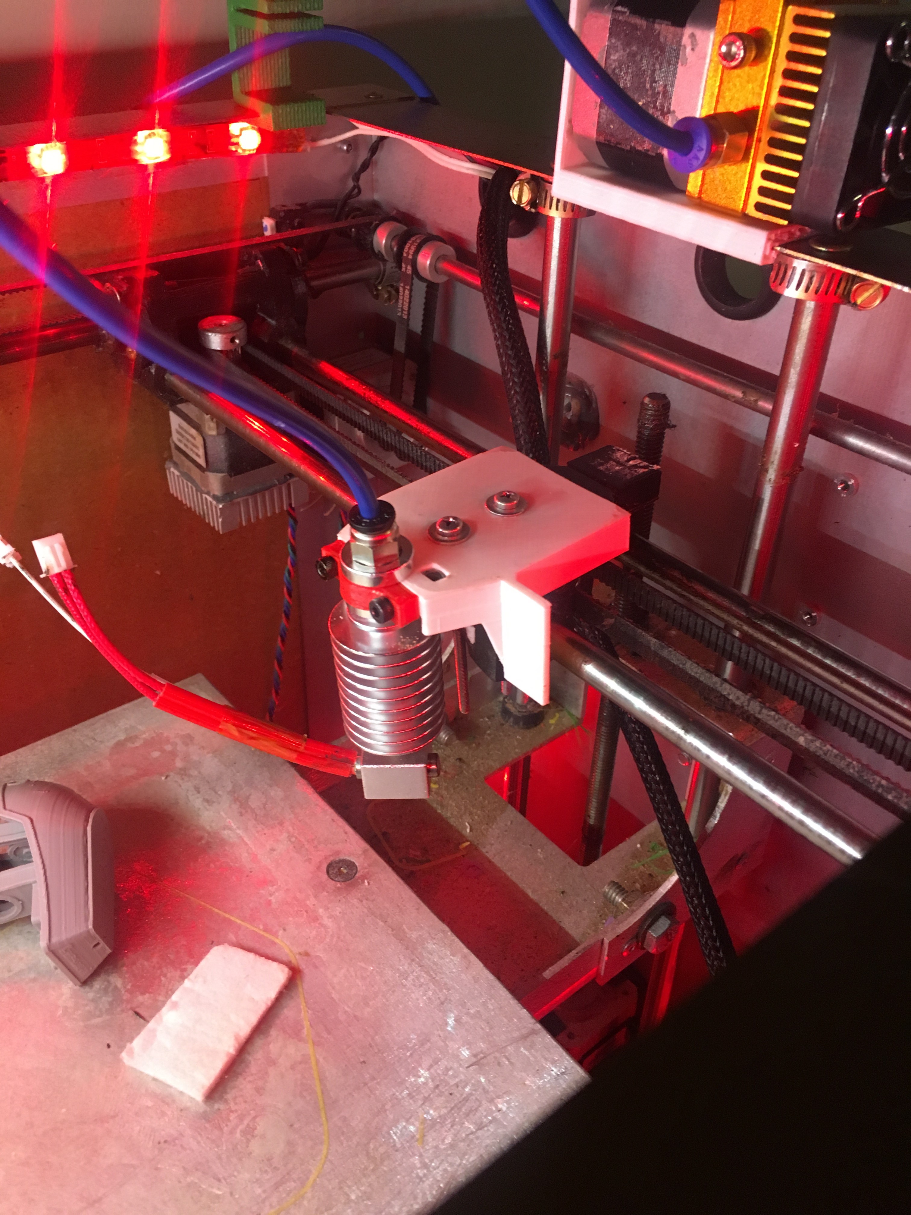 Solidoodle Bowden/J-Head Adapter Plate w/ X-Axis Endstop