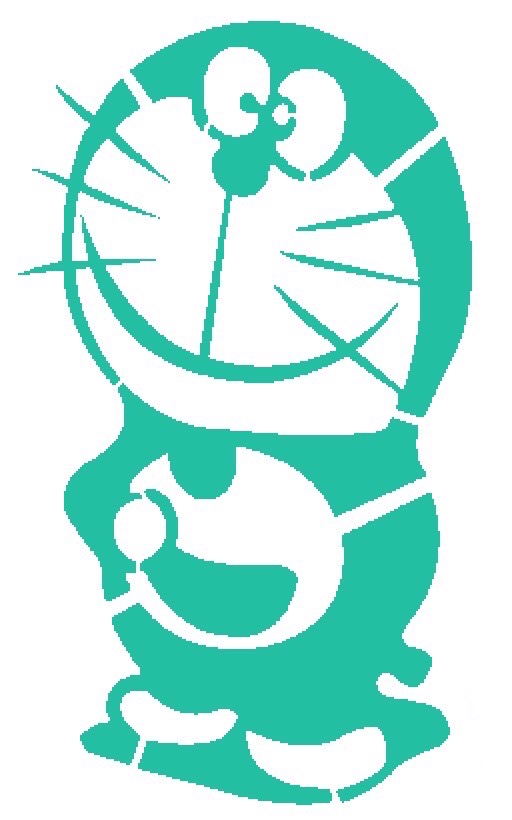Doraemon stencil