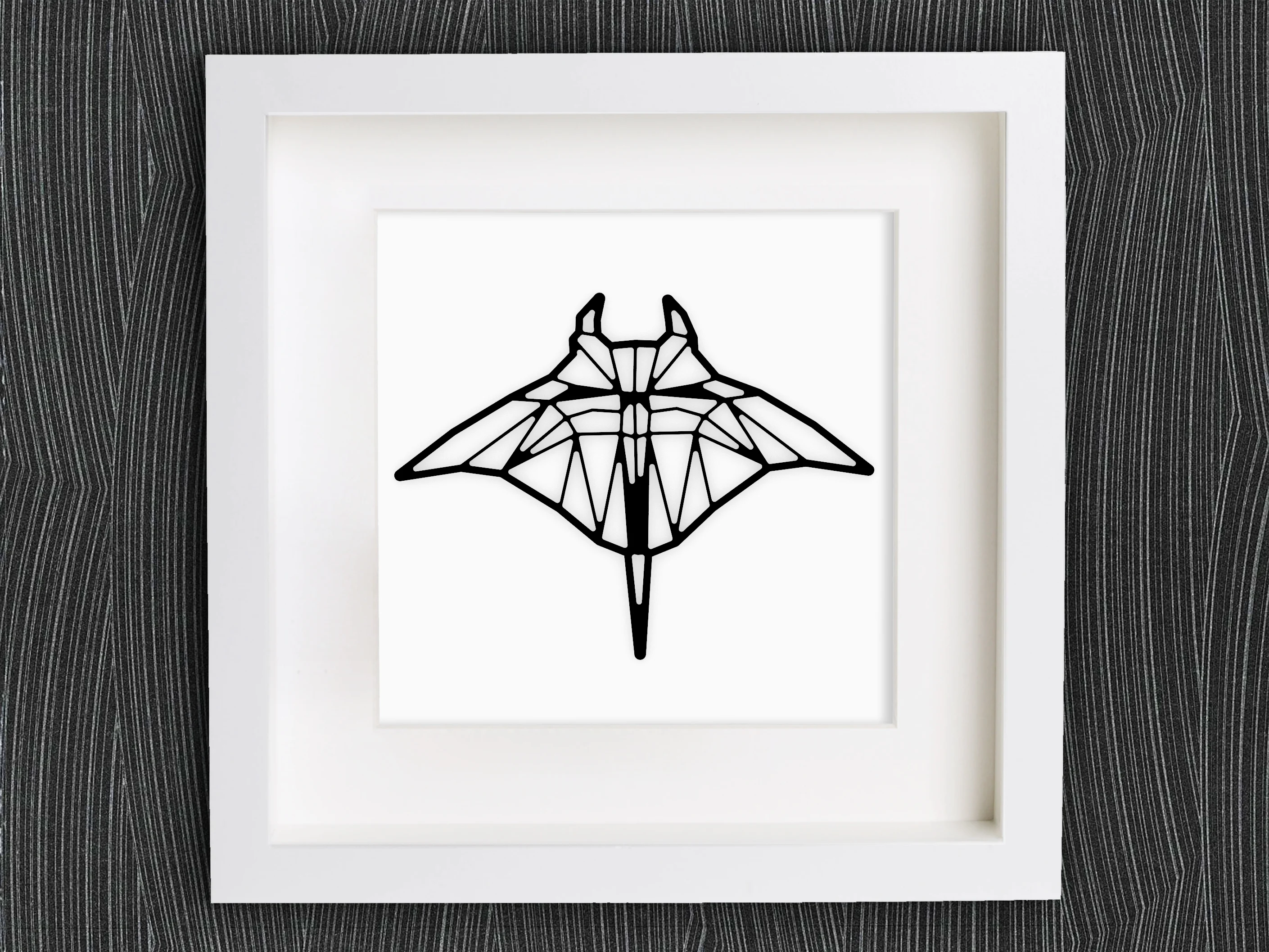 Customizable Origami Manta Ray