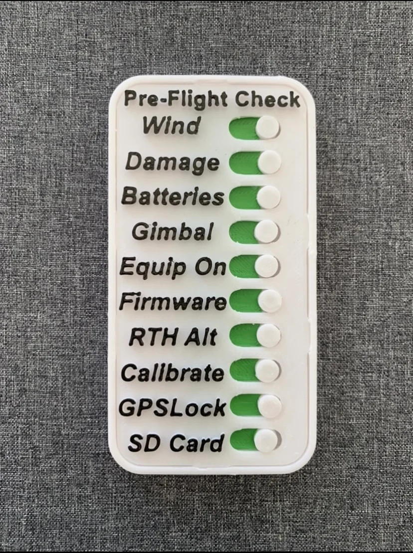 Drone Pre-Flight Checklist