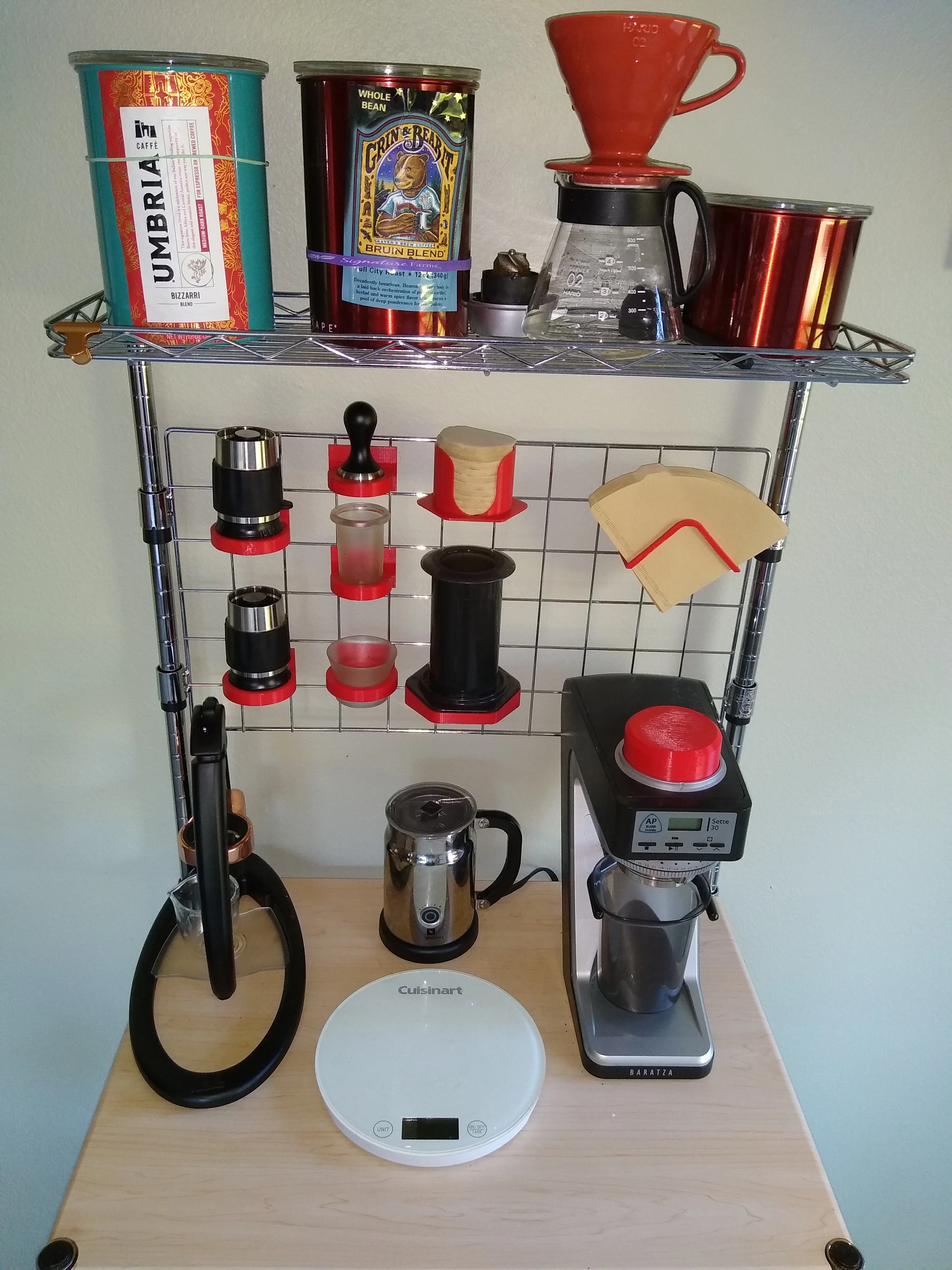 Baker's Rack Coffee Accessories