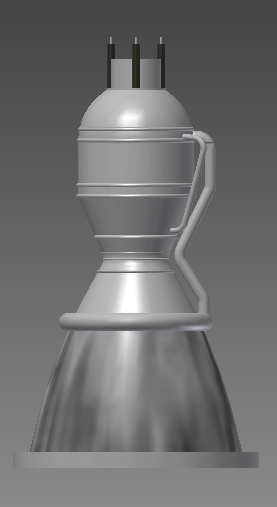 Rough Model of SpaceX Merlin Engine