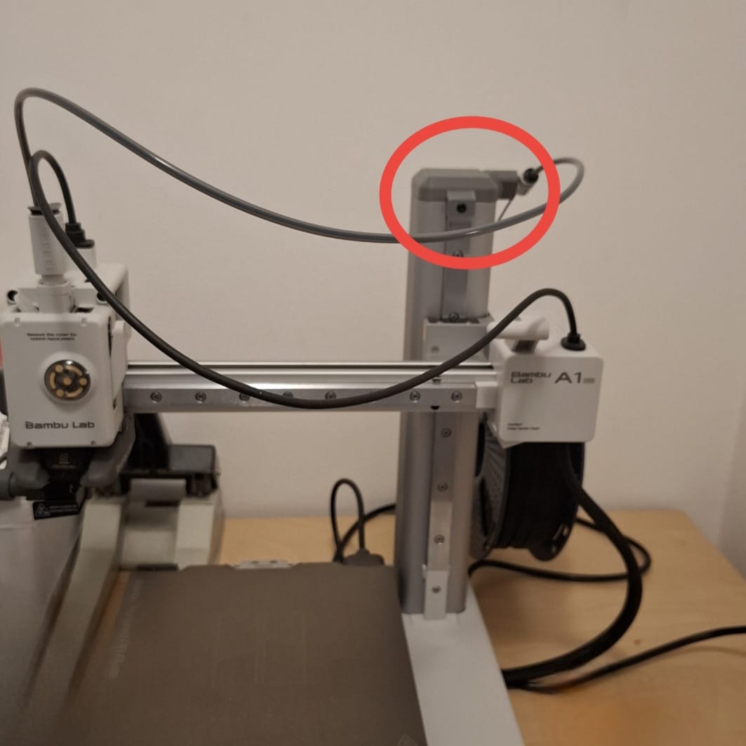 A1 mini: Abdeckung mit Filamenthalter/Cover with filament holder