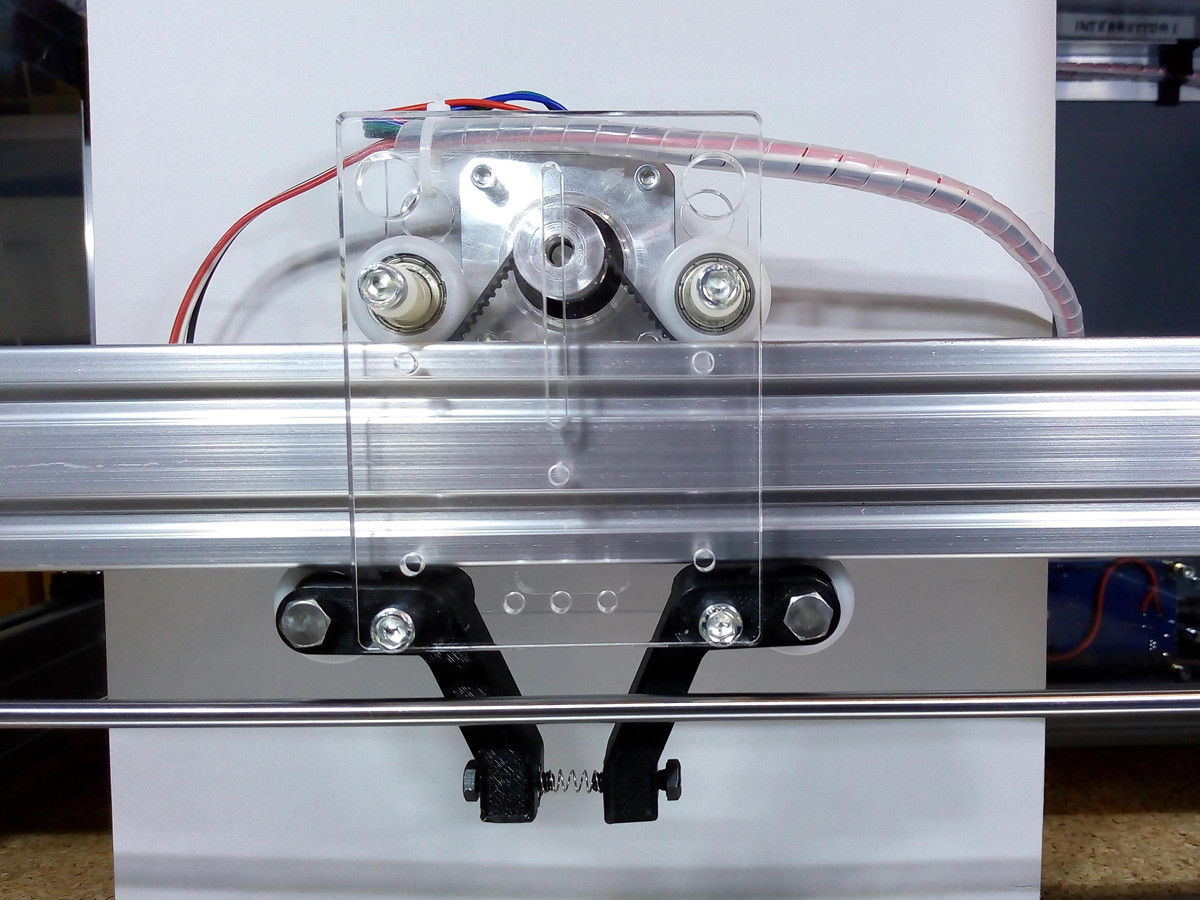 CNC Xaxis carriage tension adjust