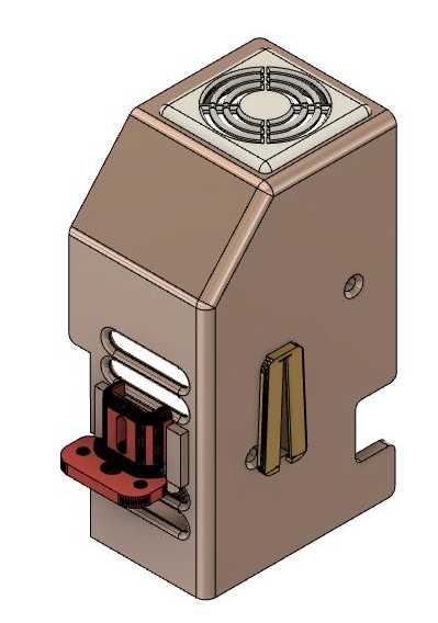 Sidewinder X1, Extruder Haube mit Luefter