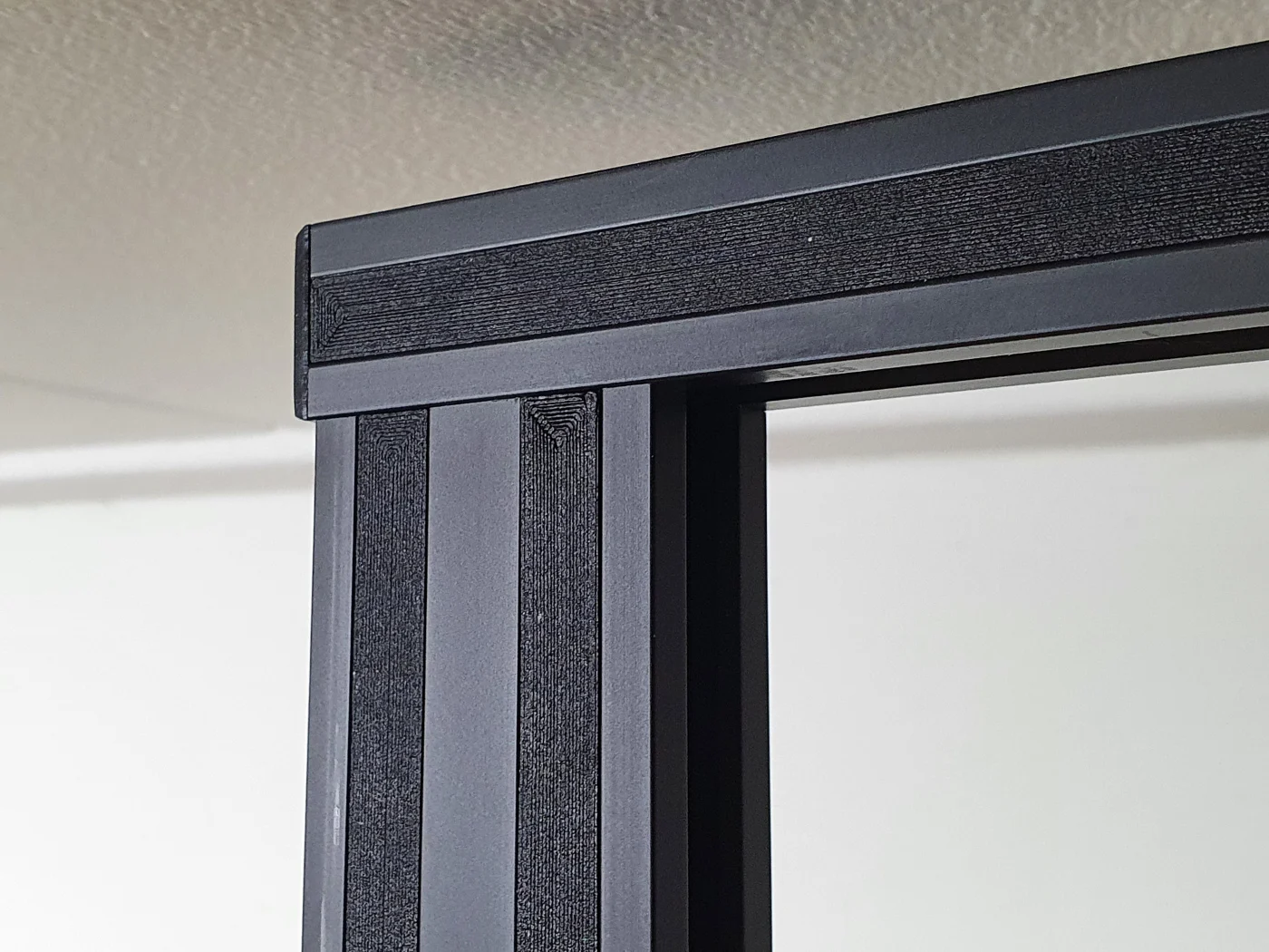 Flush snap-on v-slot insert