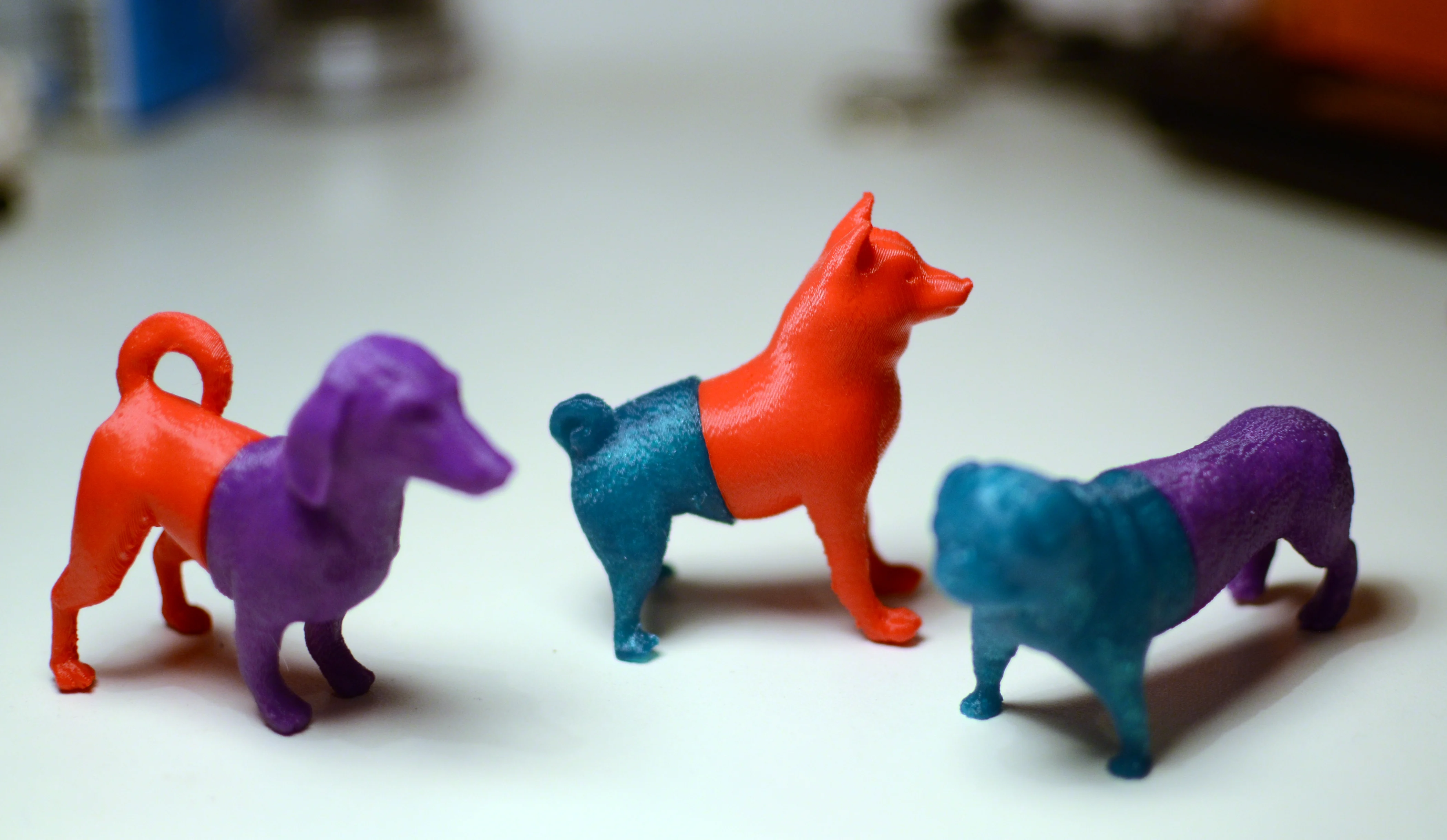 Mixable dog models - Puzzle game