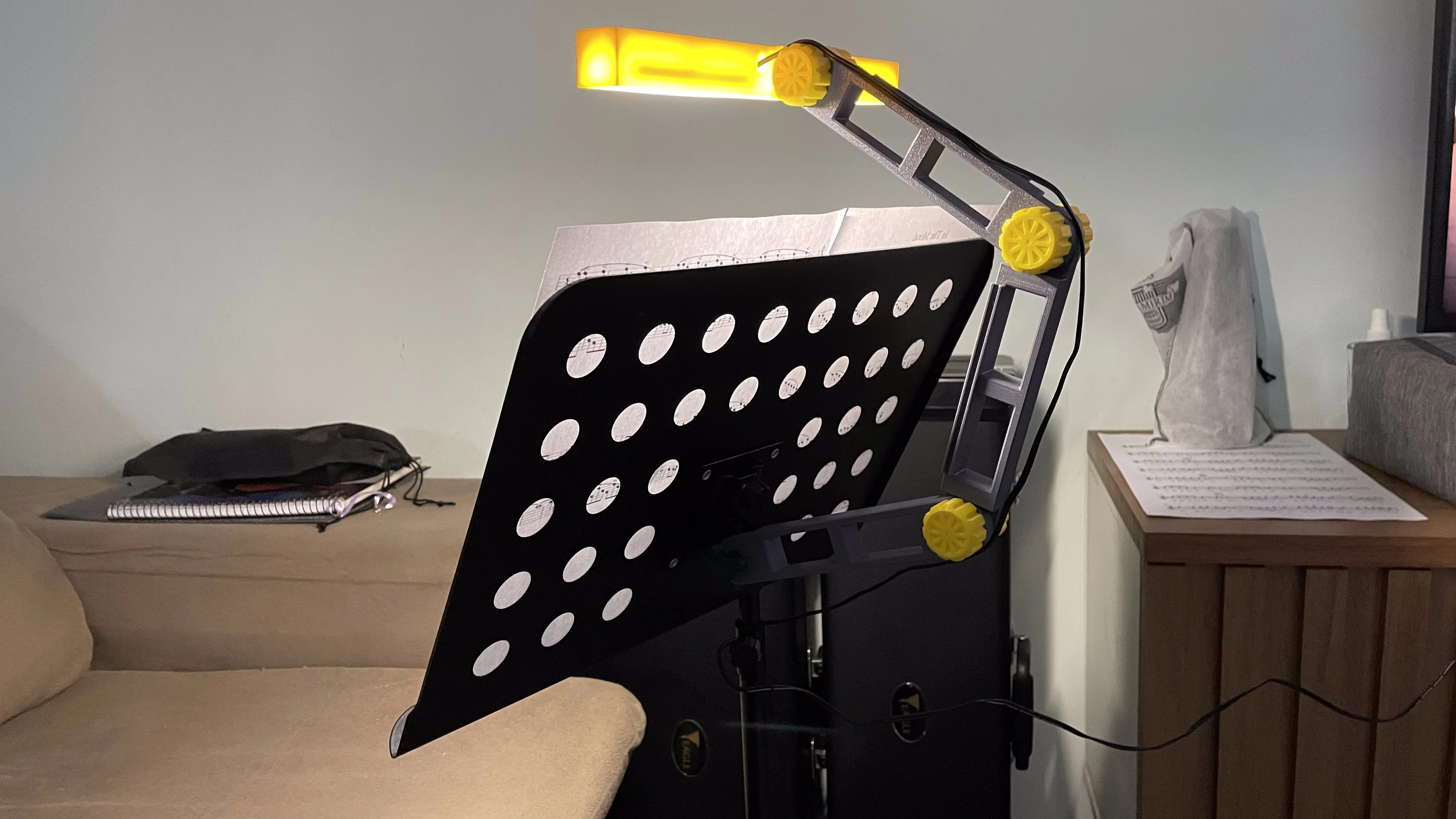 Led para suporte de partitura