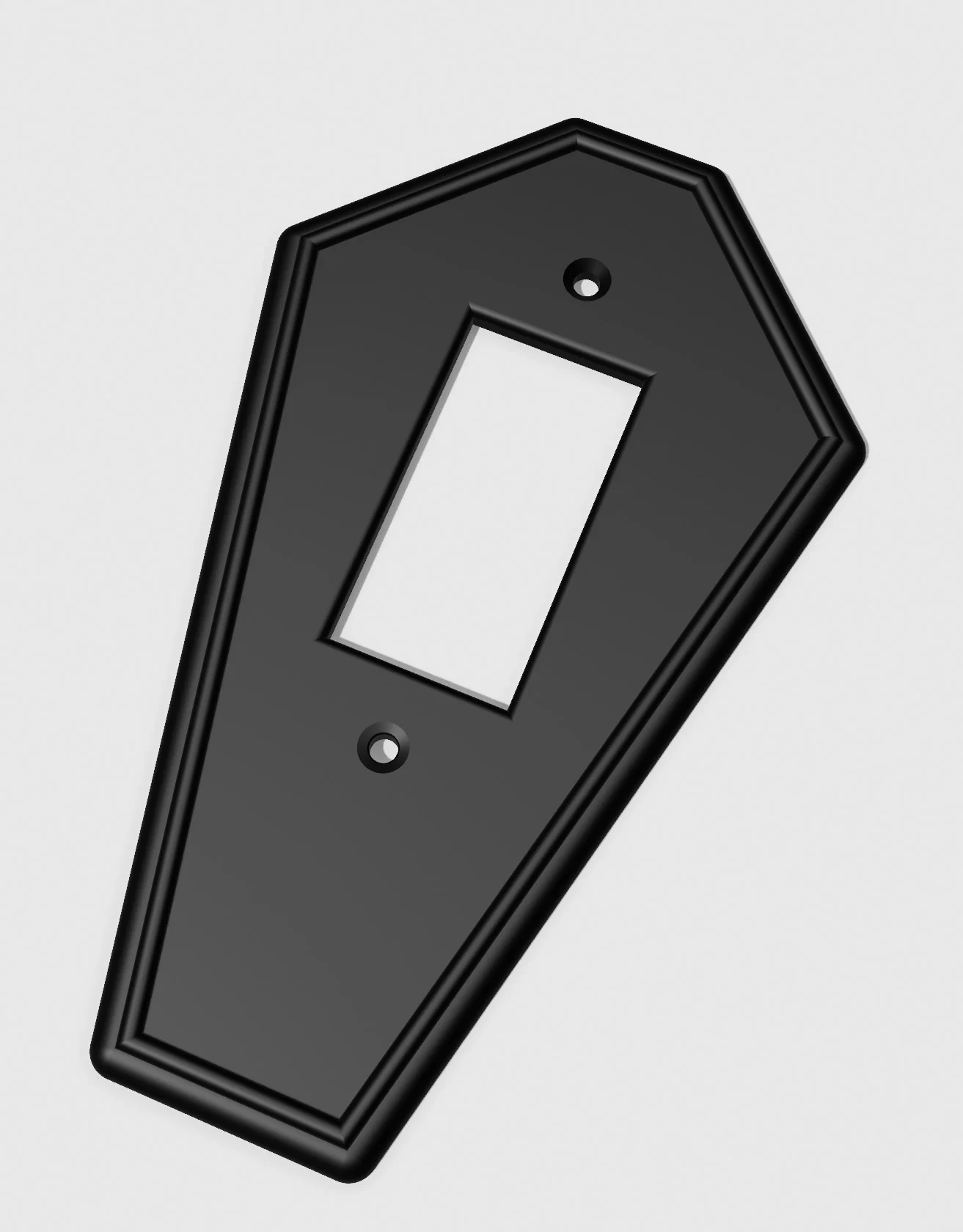 Coffin Light Switch Plate - Decora Style