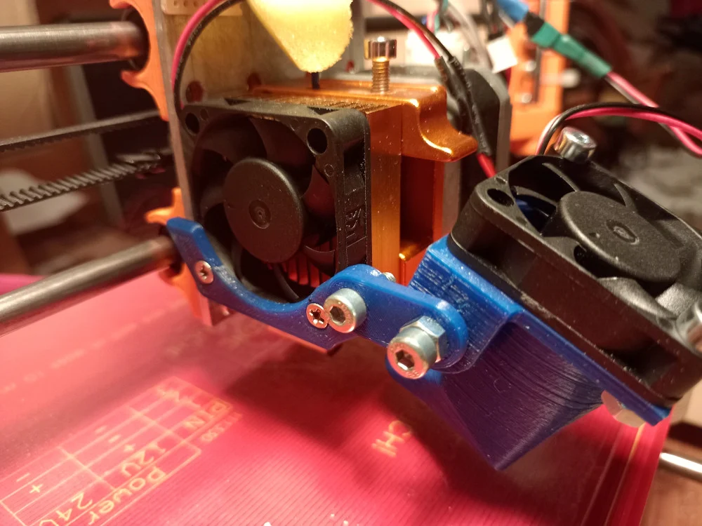 Bauteilkühler für MK8 Direkt Extruder