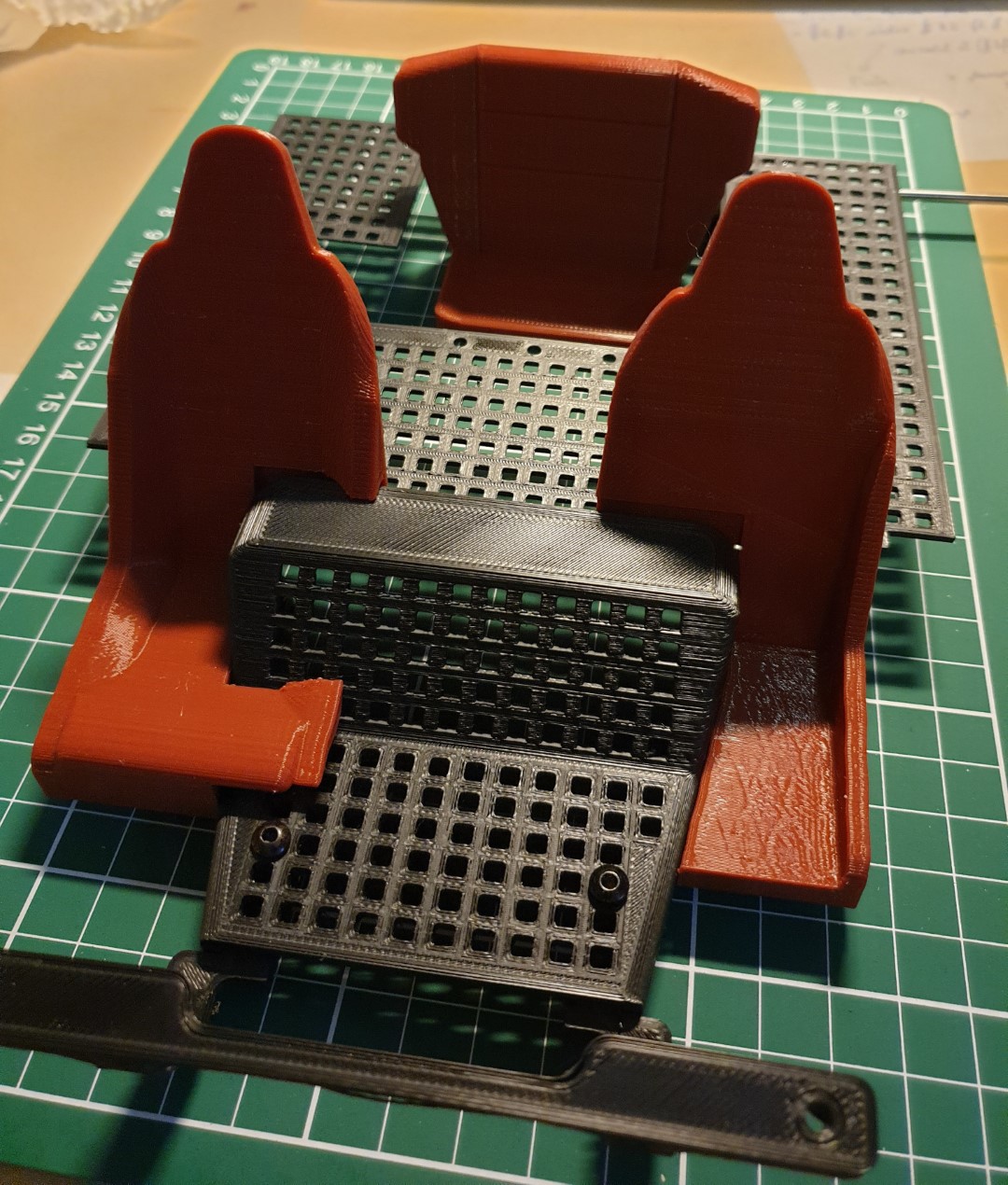 Tamiya Jeep YJ Interieur / Interior