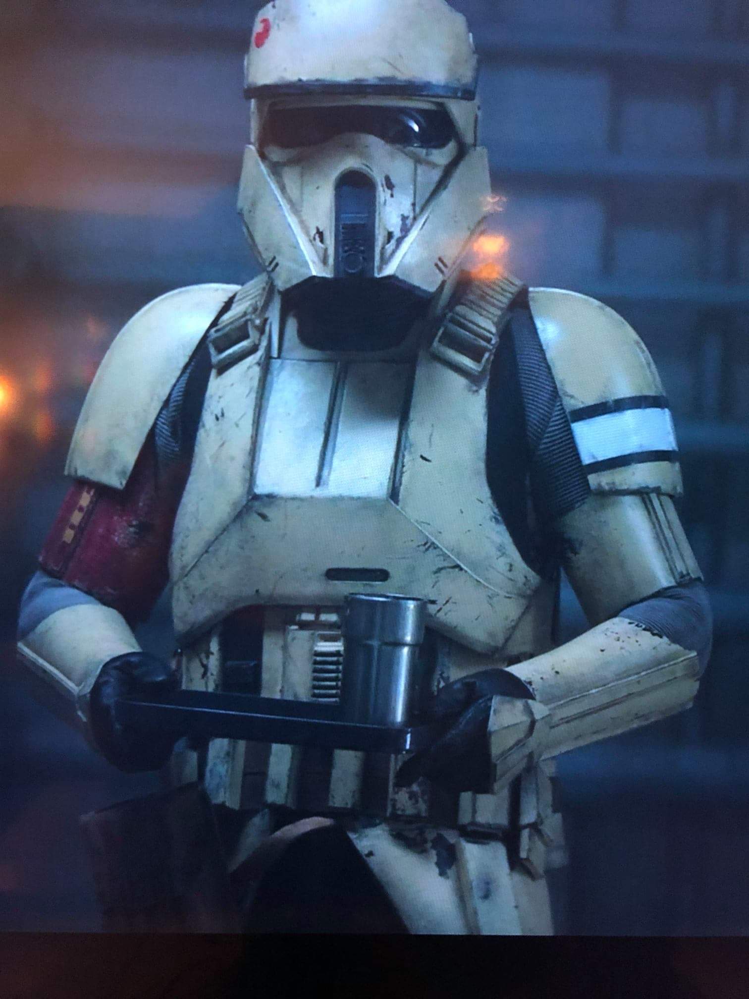 The Mandalorian or Shoretrooper cup and tray