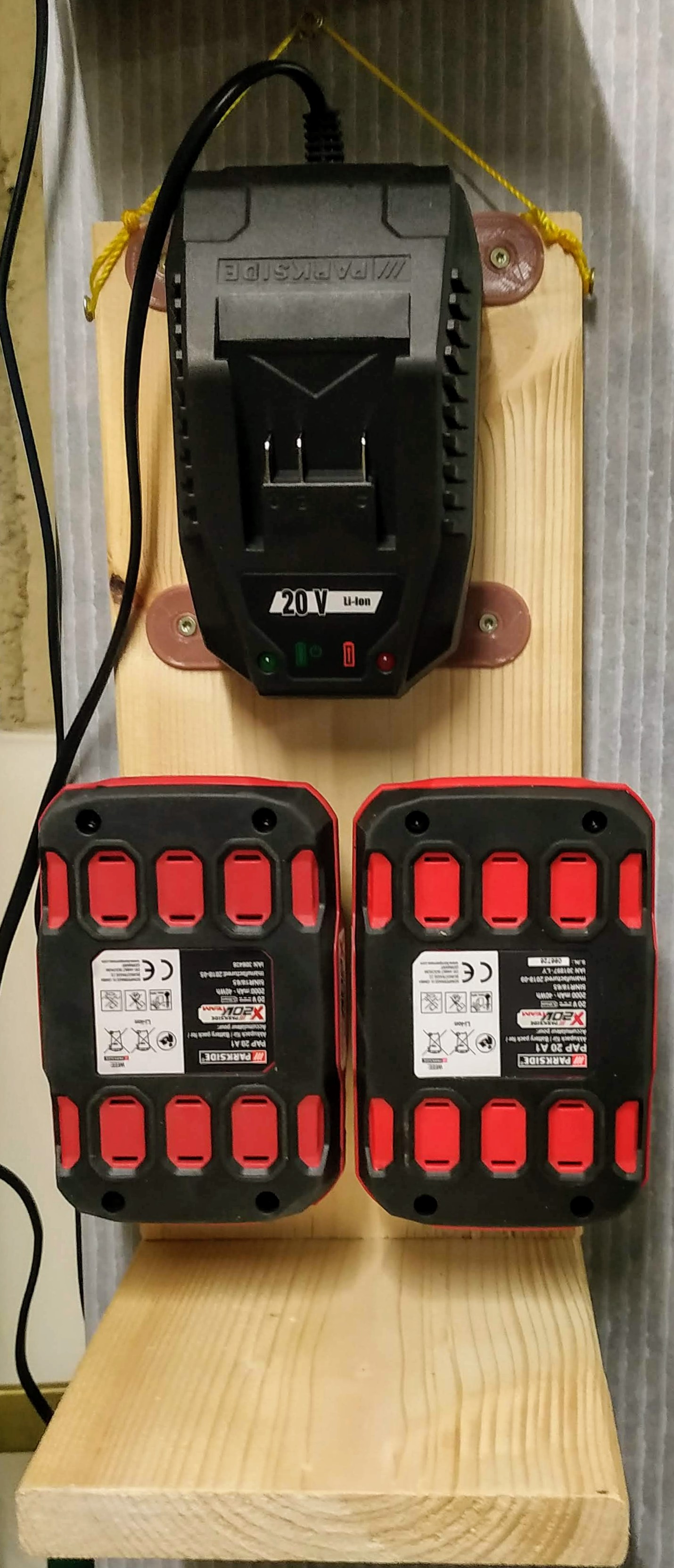 Parkside Lidl X20 V Team Charger Wallmount Ladegerät