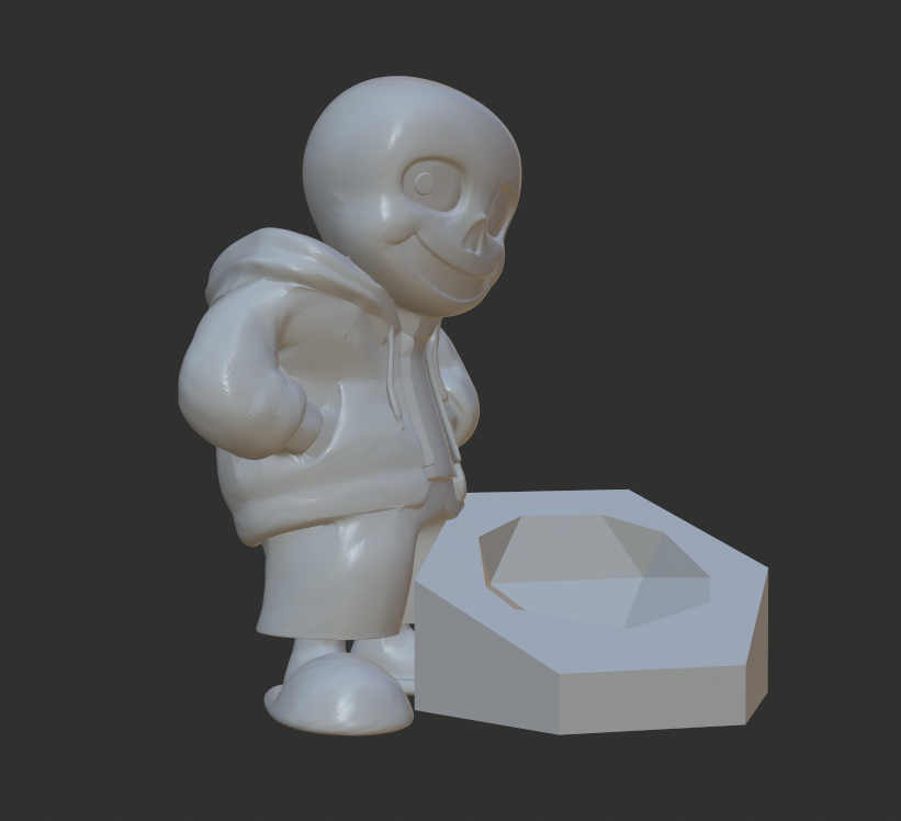 Undertale Sans Diceholder (Remix from DapperIndividual´s Figure)