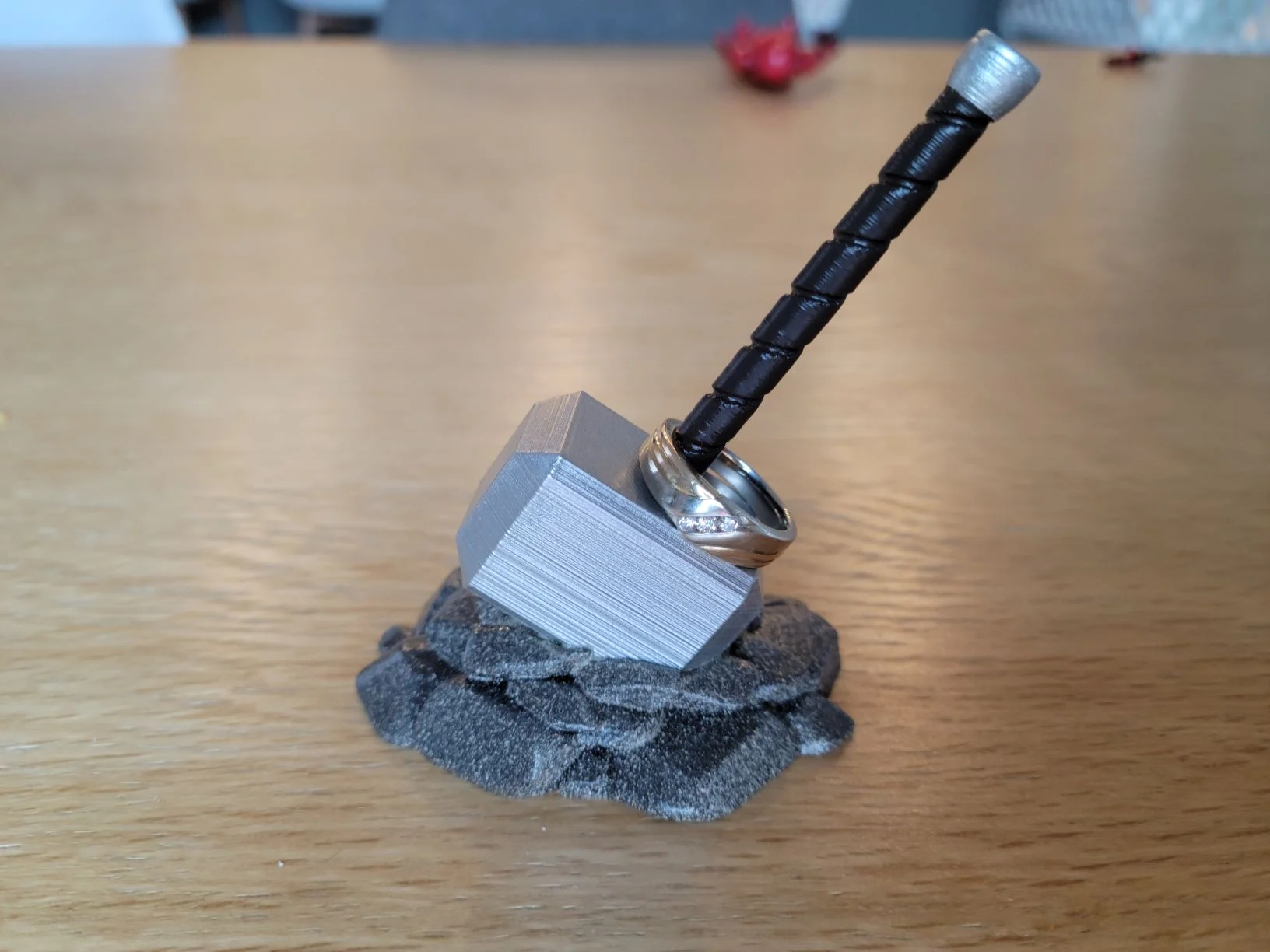Mjolnir Ring Holder