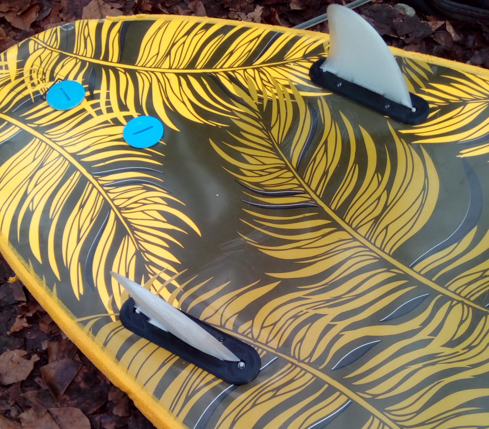 Surfboard Softboard FCS Fin-Boxes