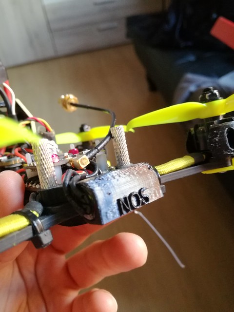 Capacitor holder for Tomoquads El Camino Pro