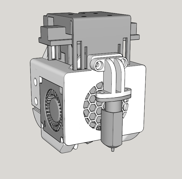 Biqu H2 extruder mount for  TT Sapphire Pro/Plus
