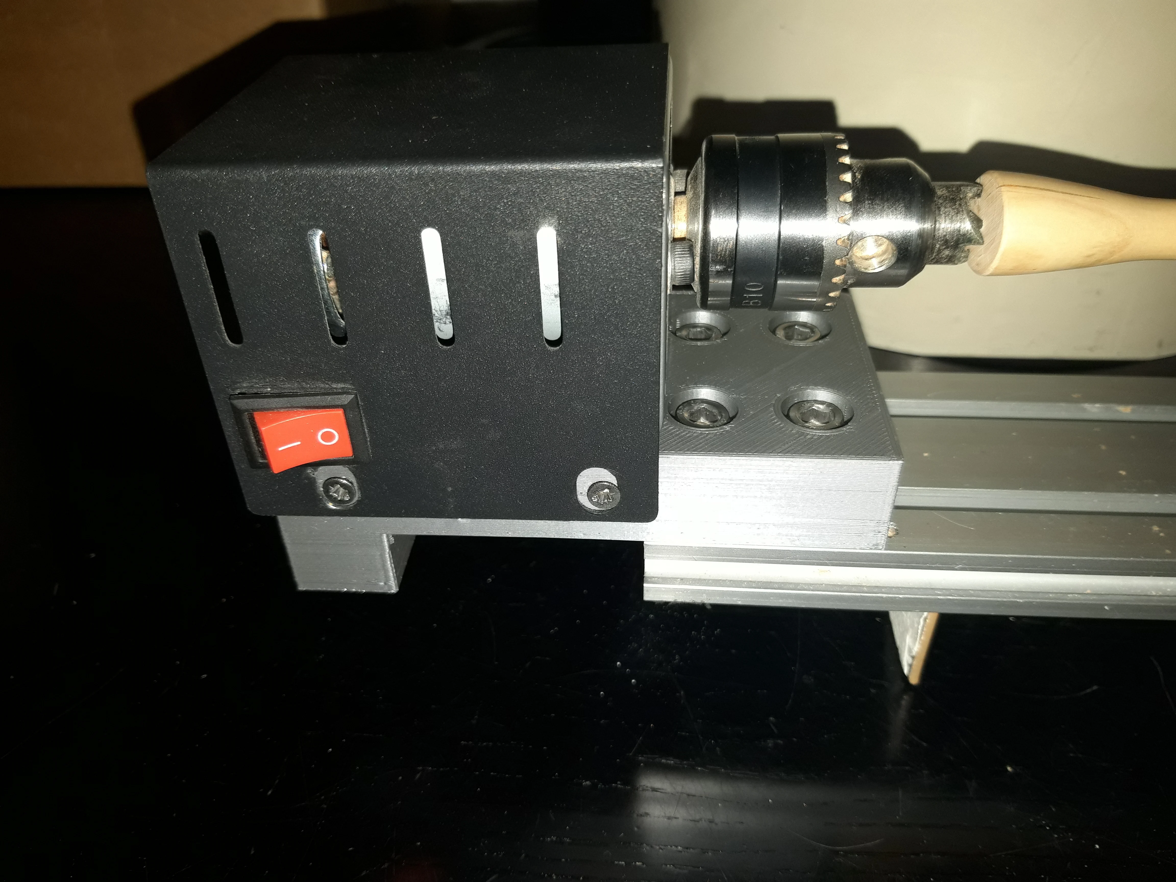 Mini lathe size increase