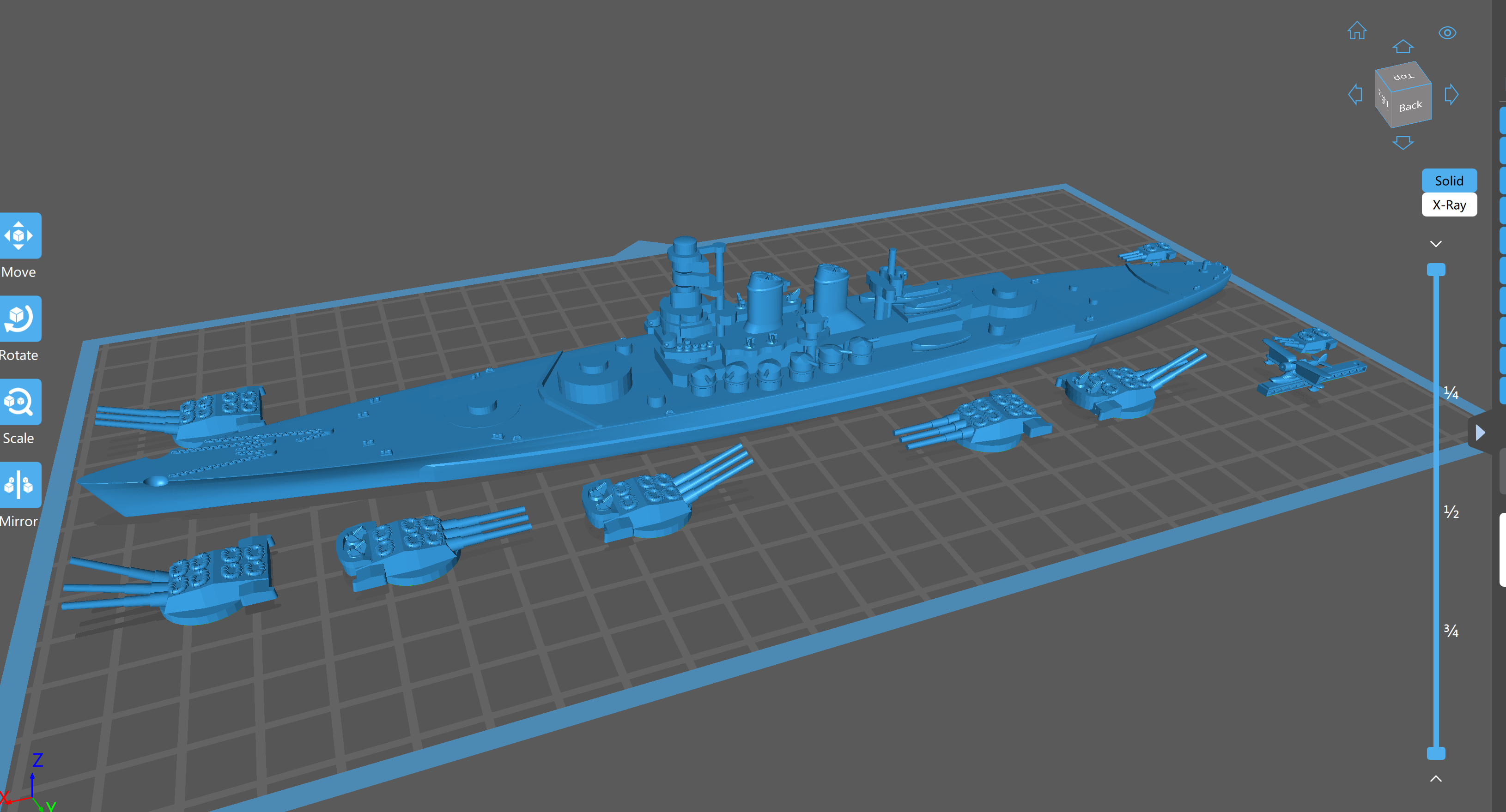 WW2 Italian Battleship Littorio