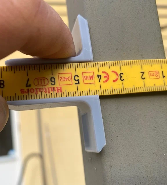 Tumstocksanhåll liten för glasfiber och trä