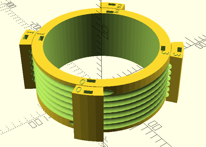 Customizable RF Coax Air Choke for HAM Radio