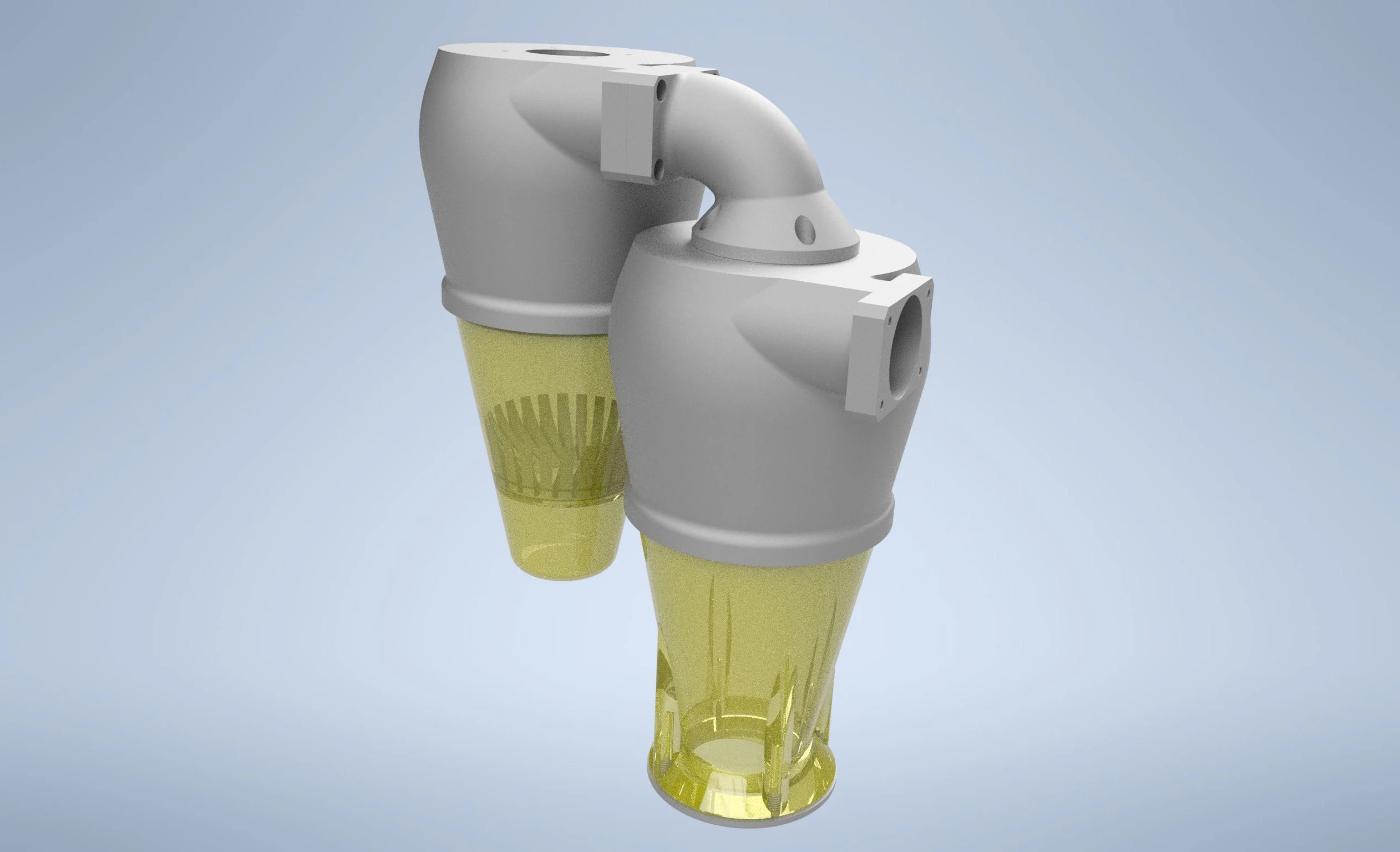 Multi-stage cyclone dust collector