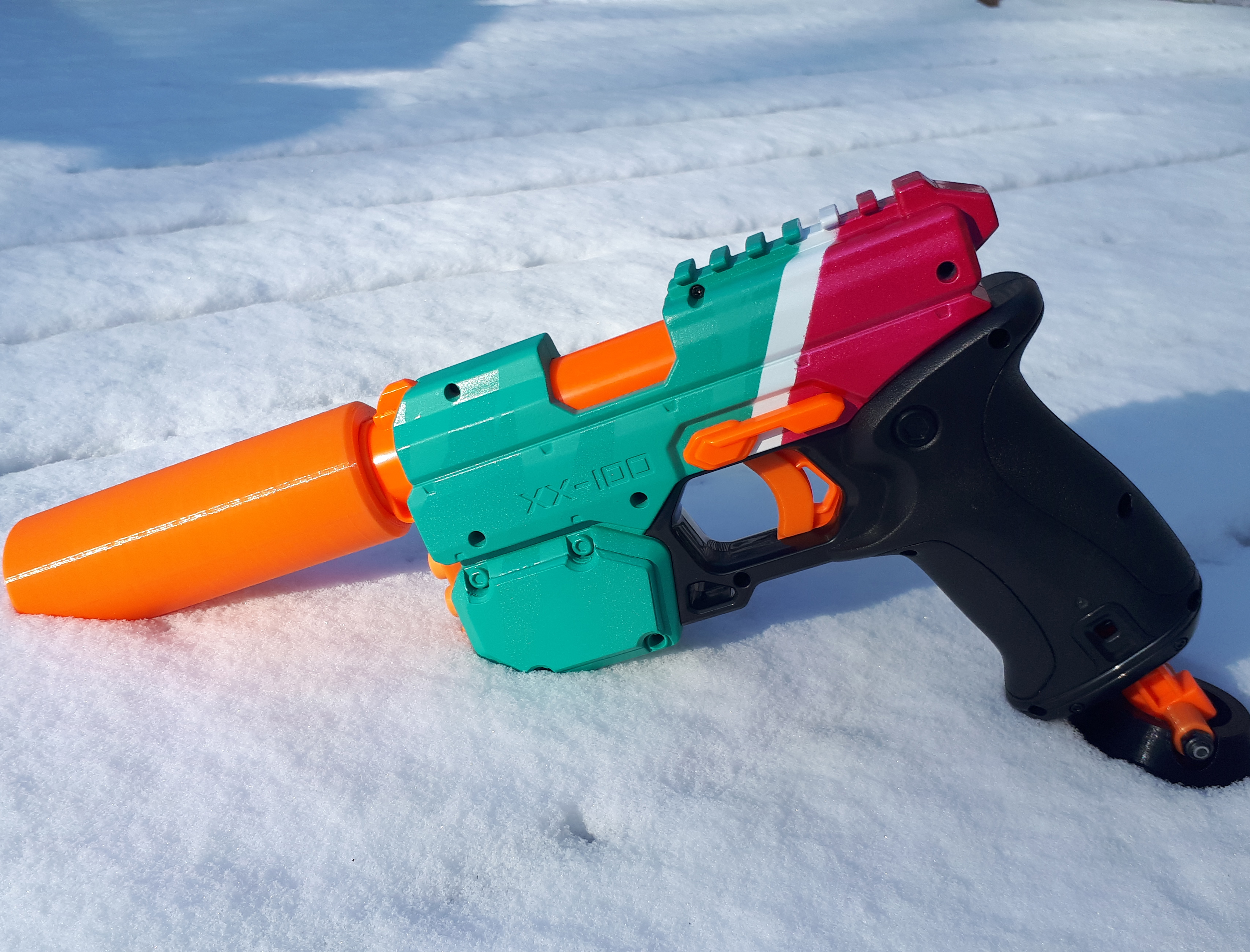 Nerf Knockout - Brass breech parts