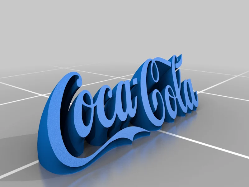 Coca Cola Wall and table logos
