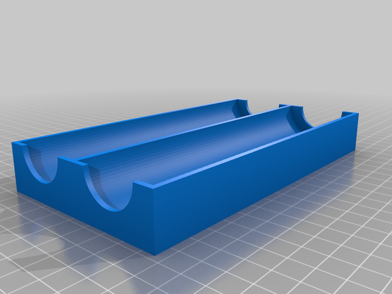 Flat bottom added to Customizable Poker Chip Rack