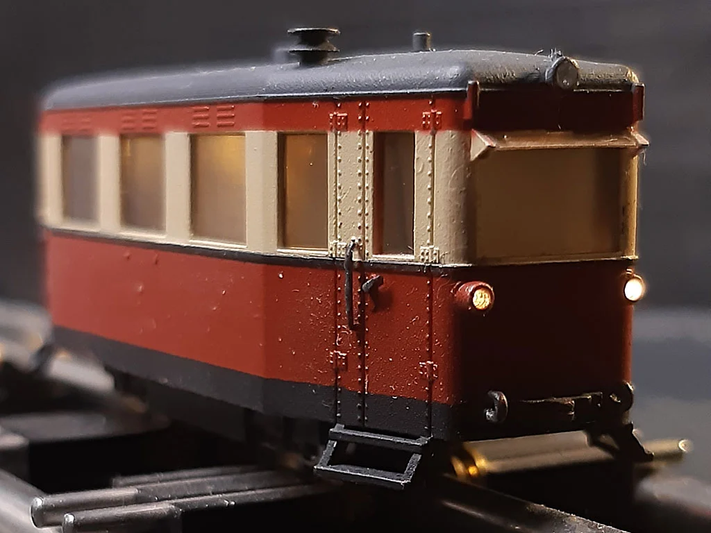 1/120 railbus T1 of GHE 1000mm narrow gauge TTm scale