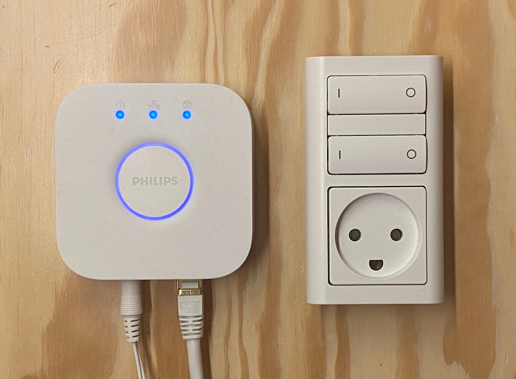 Svagstrømstryk til Philips Hue
